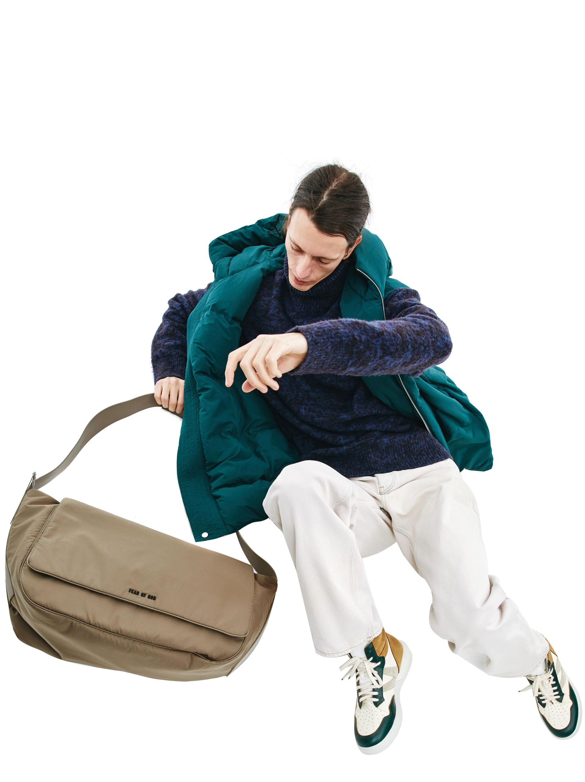 Fear of God Newspaper Bag in beige