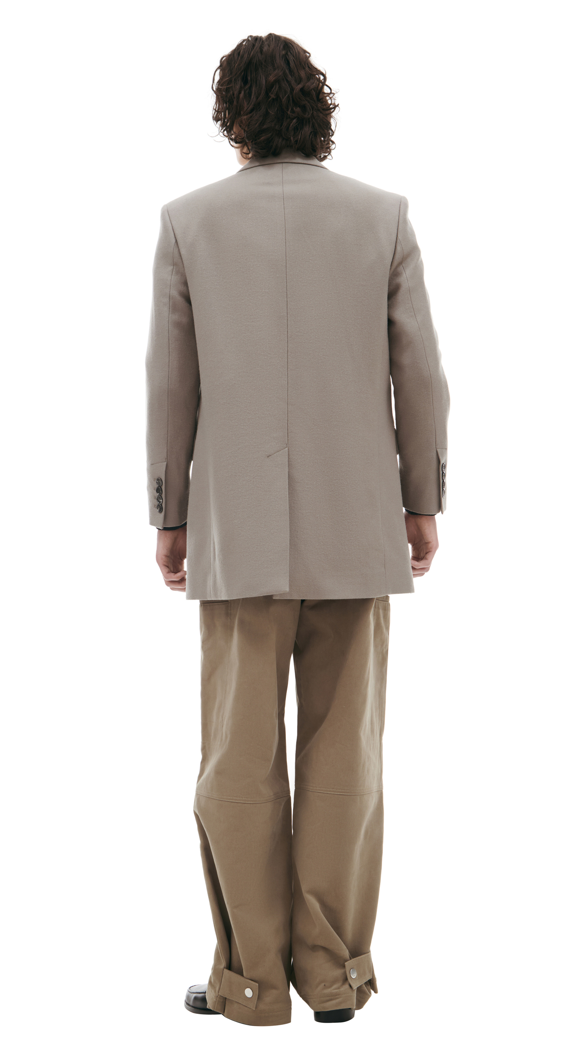 AMI PARIS Single-breasted wool blazer