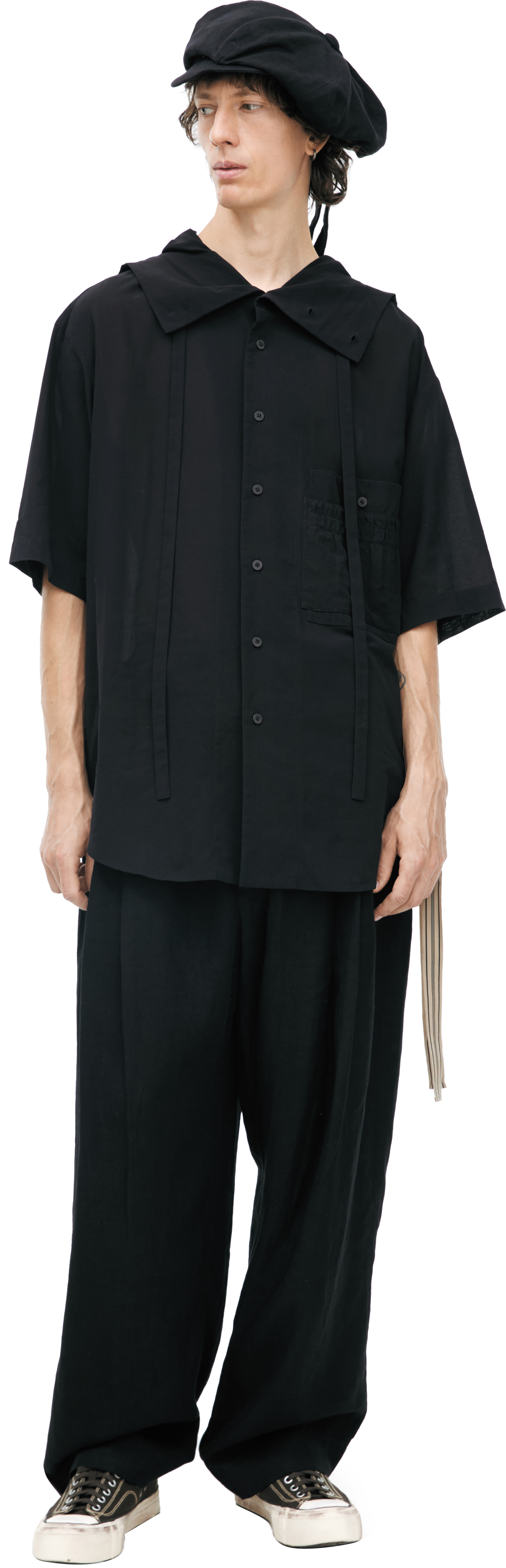 Ziggy Chen Hooded shirt