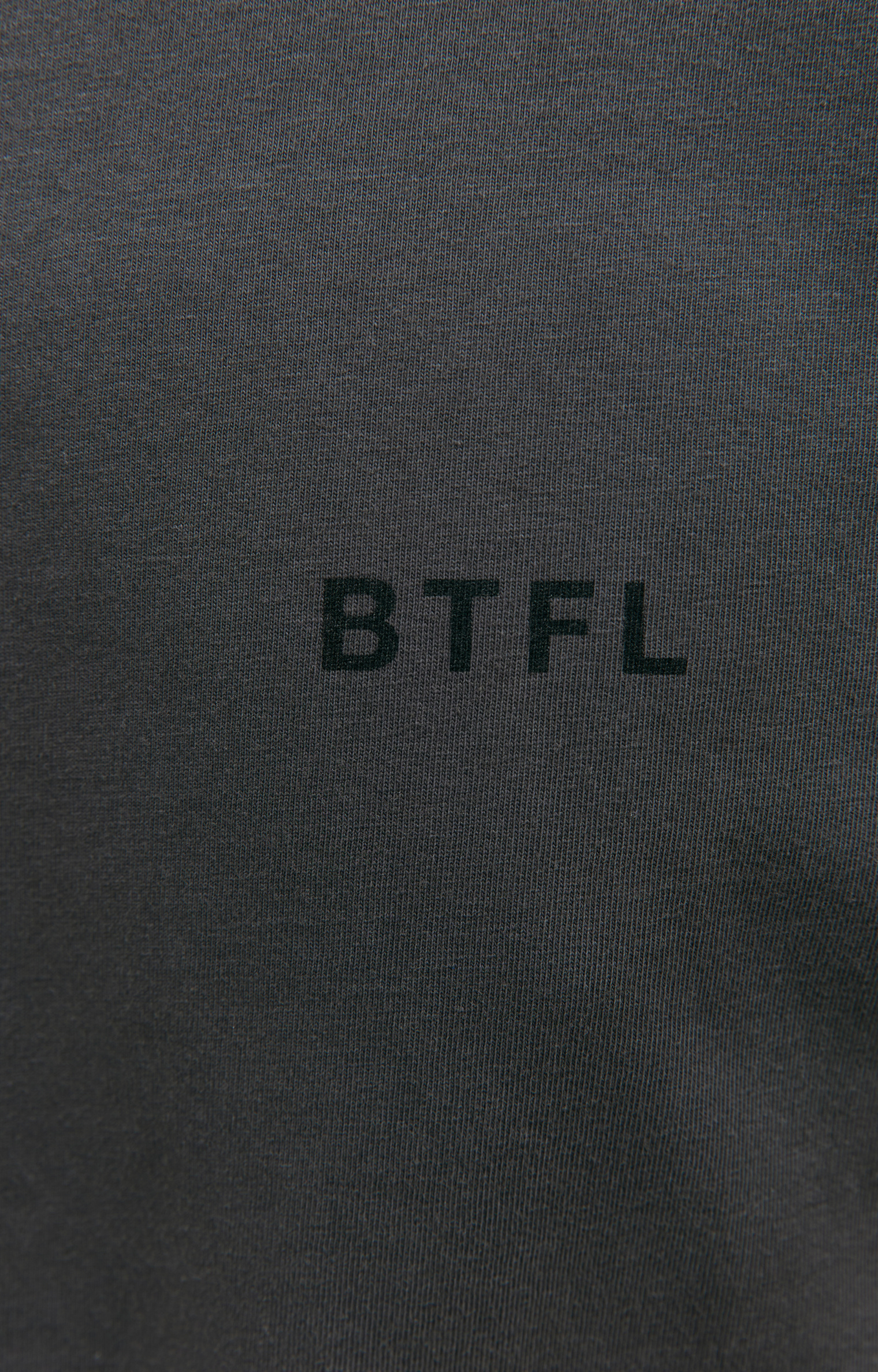 BTFL Черная футболка с принтом