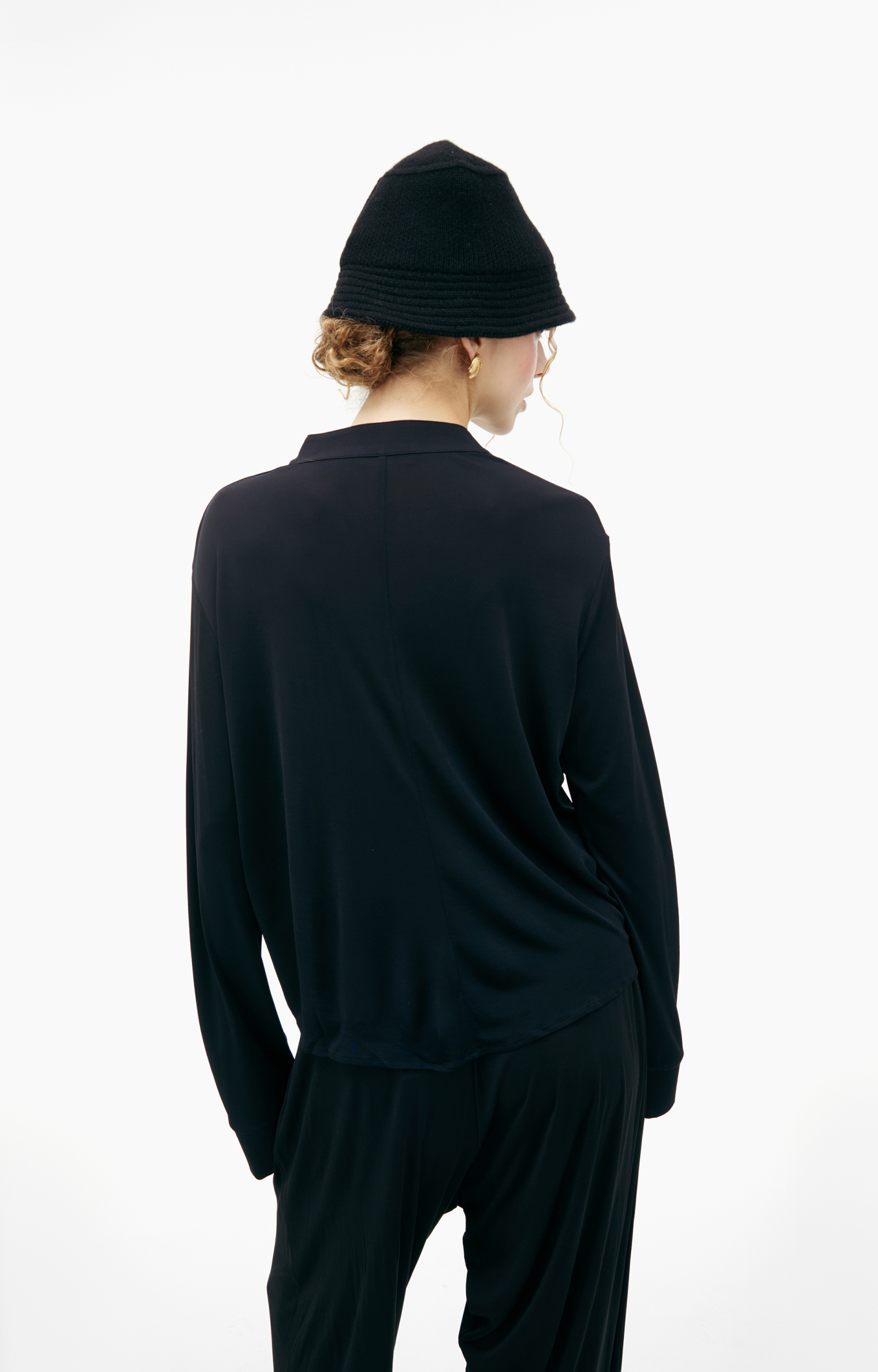 The Row Black button-down longsleeve