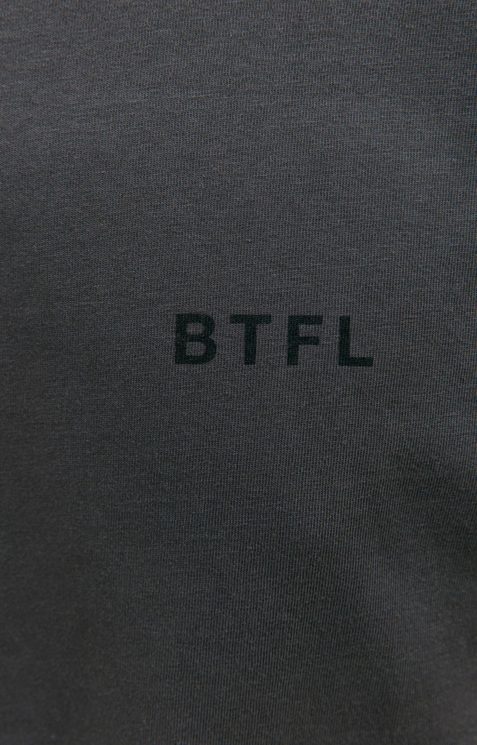 BTFL Черная футболка с принтом
