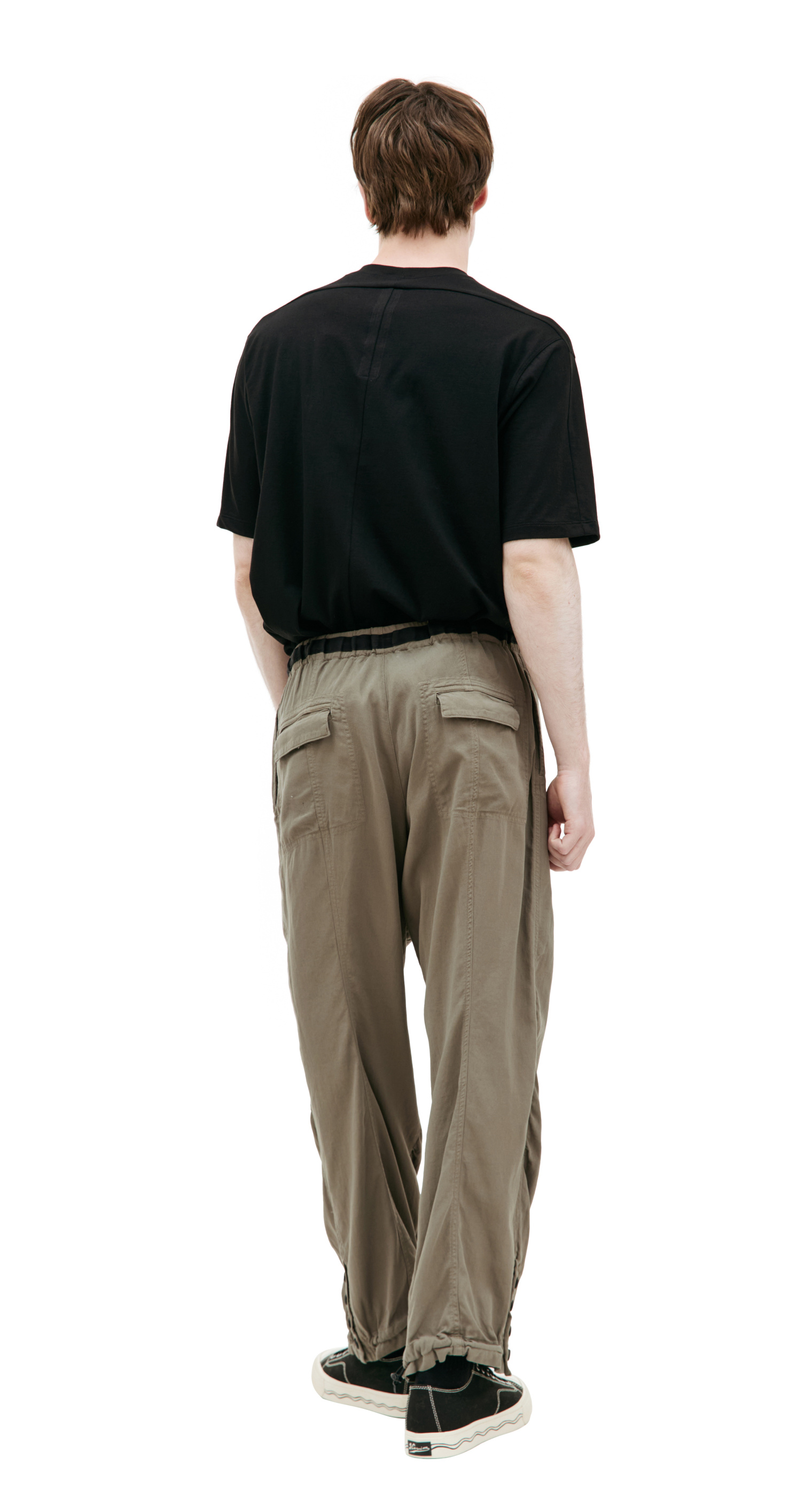 The Viridi-Anne Khaki wide trousers