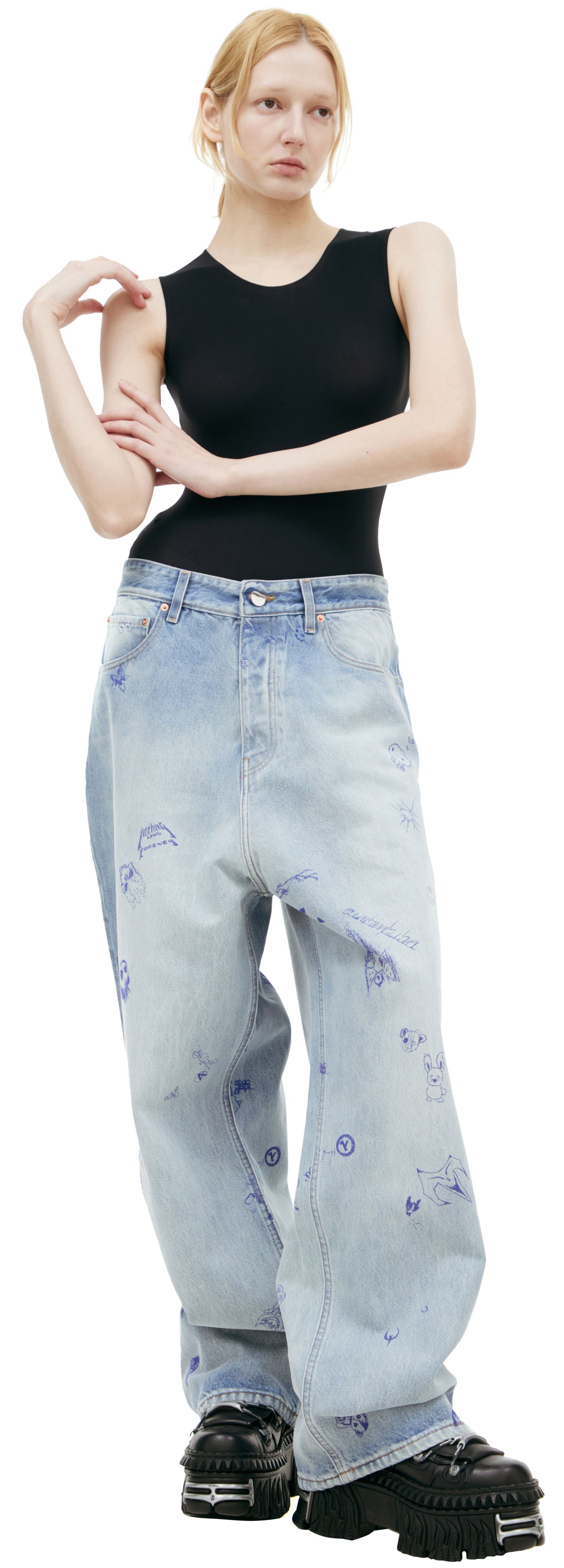 VETEMENTS Printed jeans