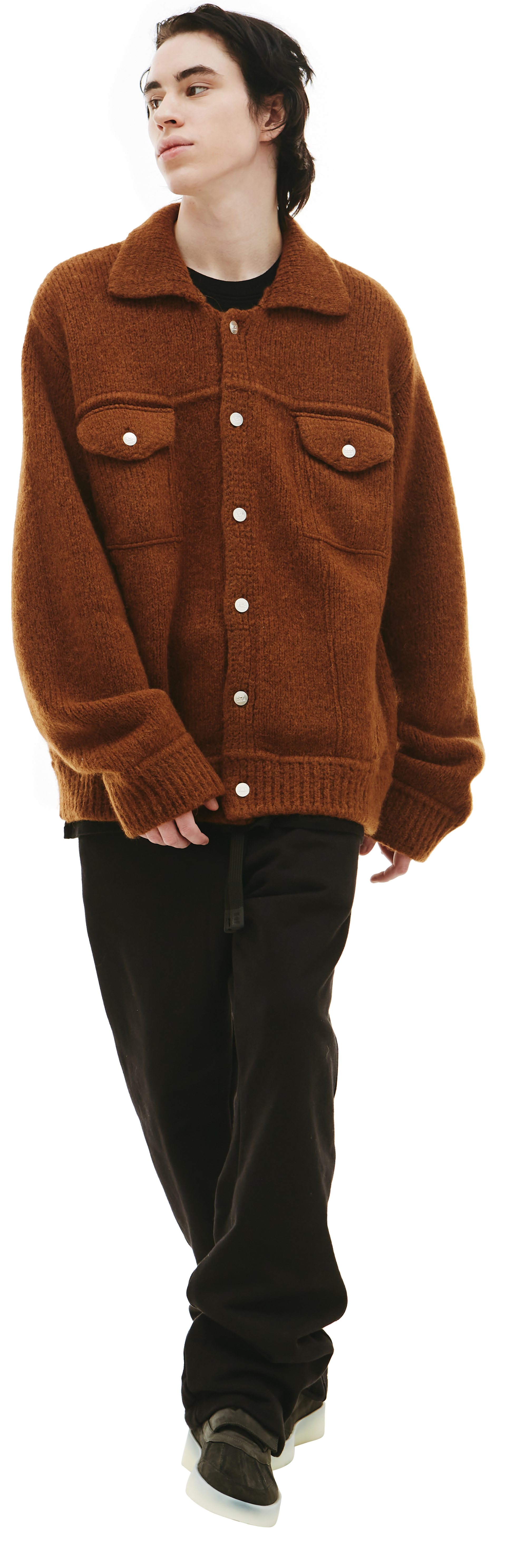 Nahmias Trucker wool cardigan