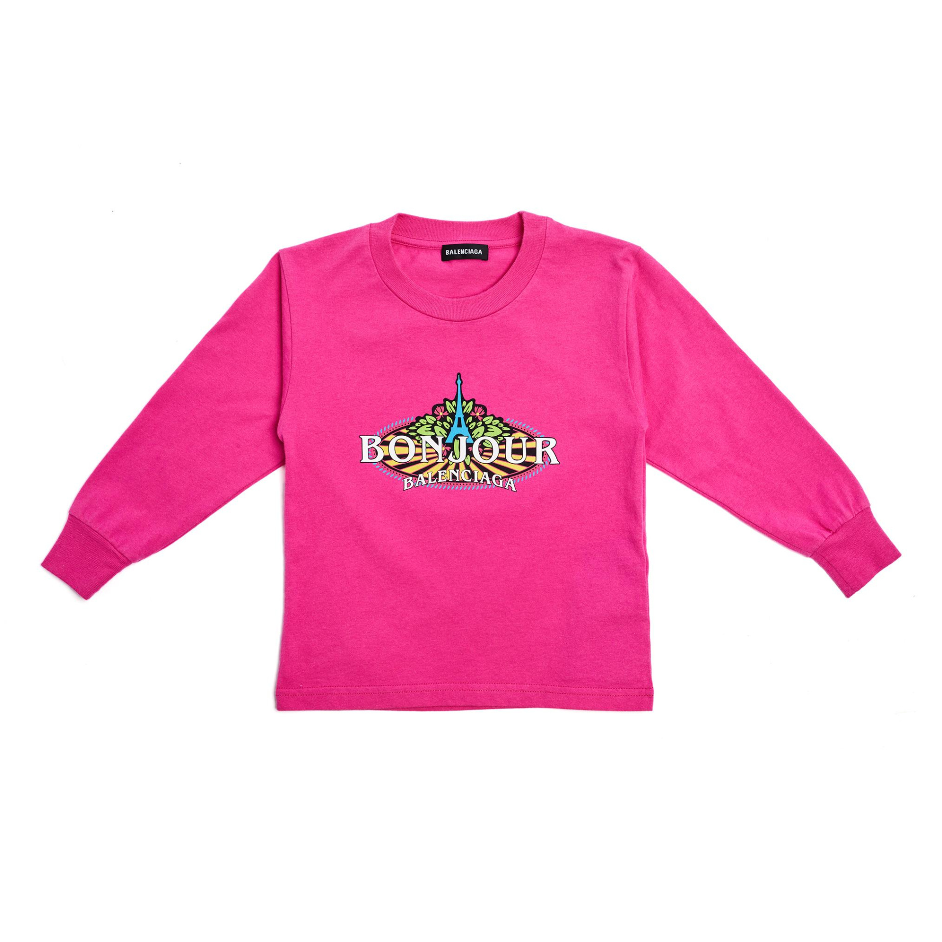 Buy VETEMENTS men pink t-shirt with logo for $230 online on