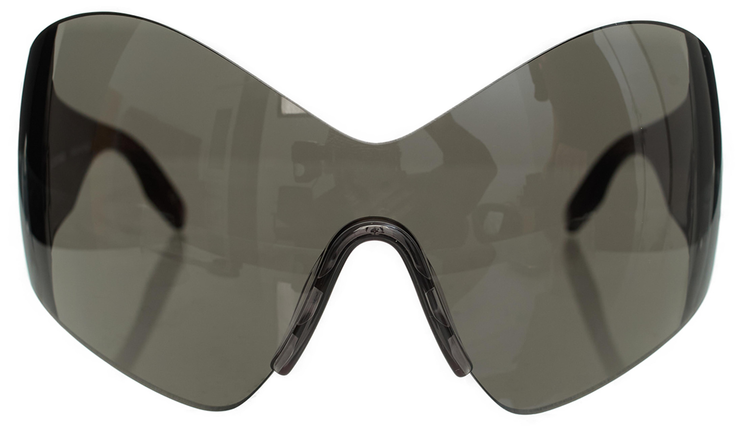Balenciaga Mask Butterfly Logo Sunglasses