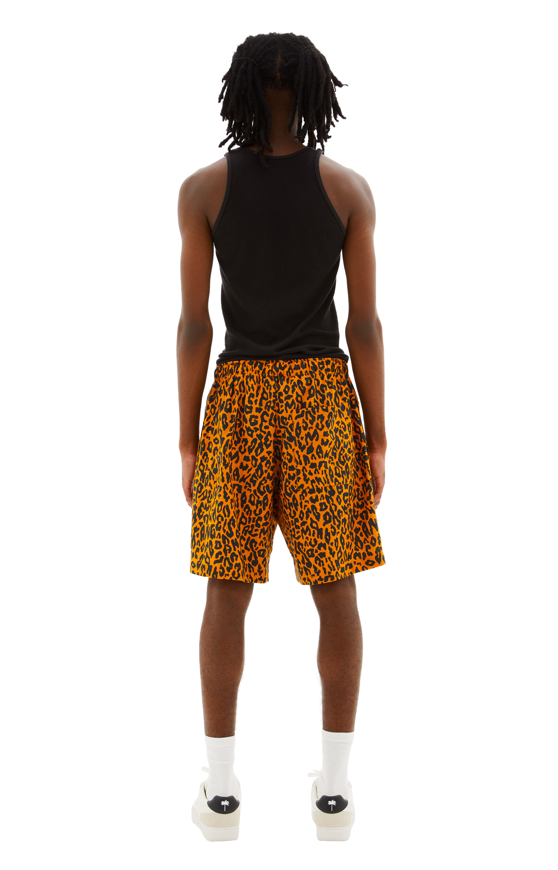 Palm Angels Animalistic print shorts