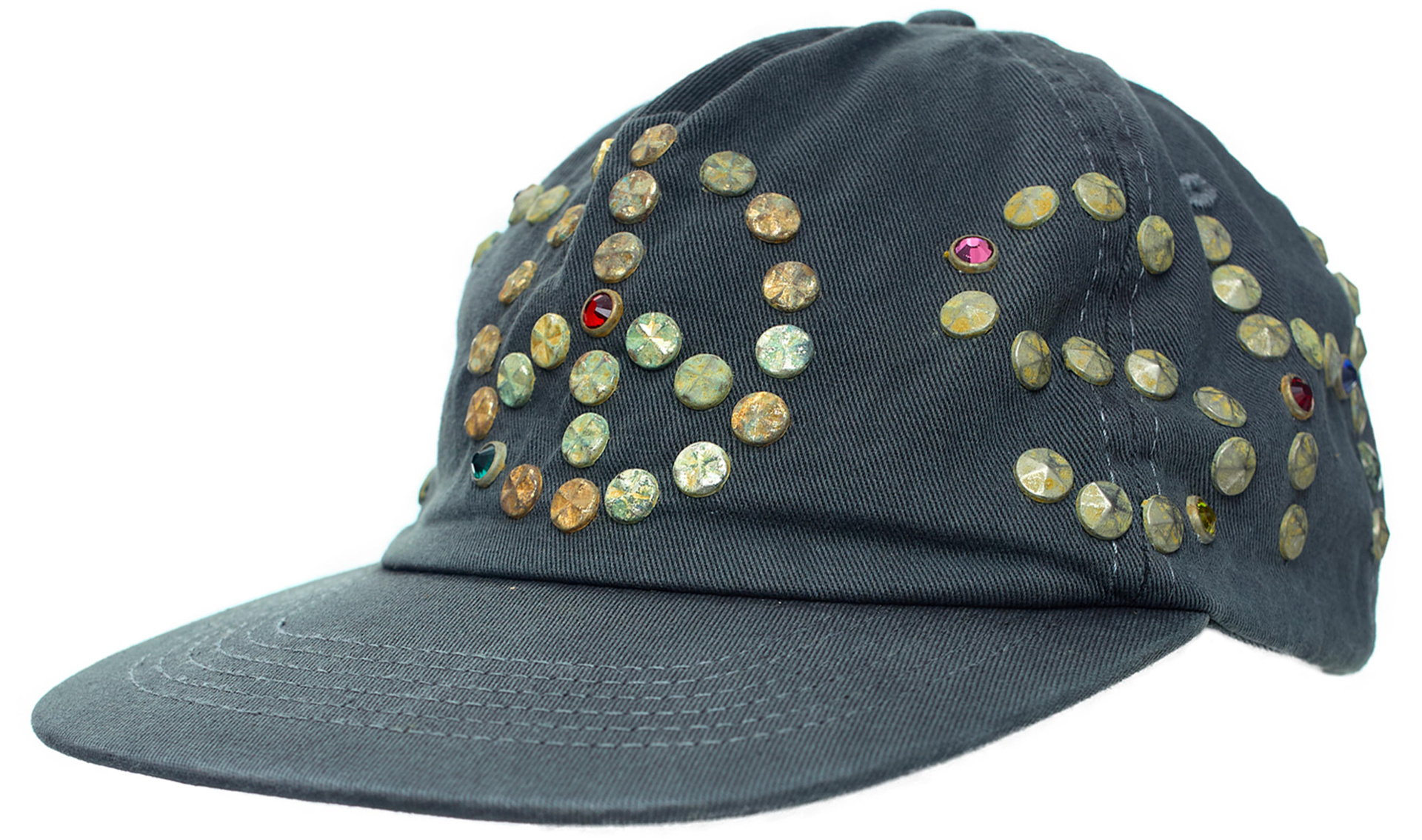Satoshi Nakamoto Black cap with rivets