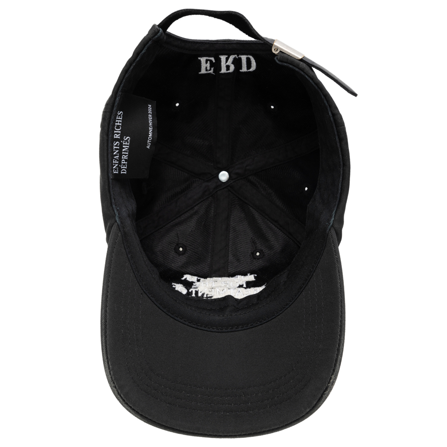 Enfants Riches Deprimes Black embroidered cap