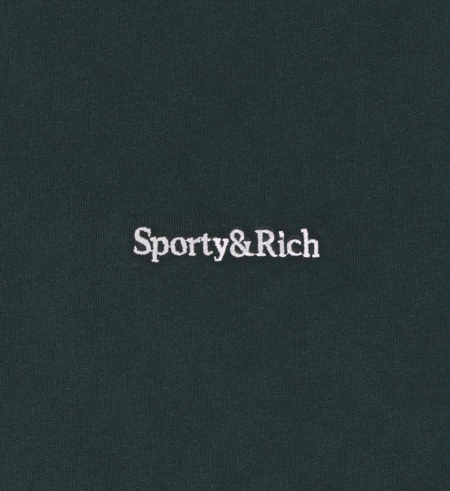 SPORTY & RICH Logo embroidered sweatpants