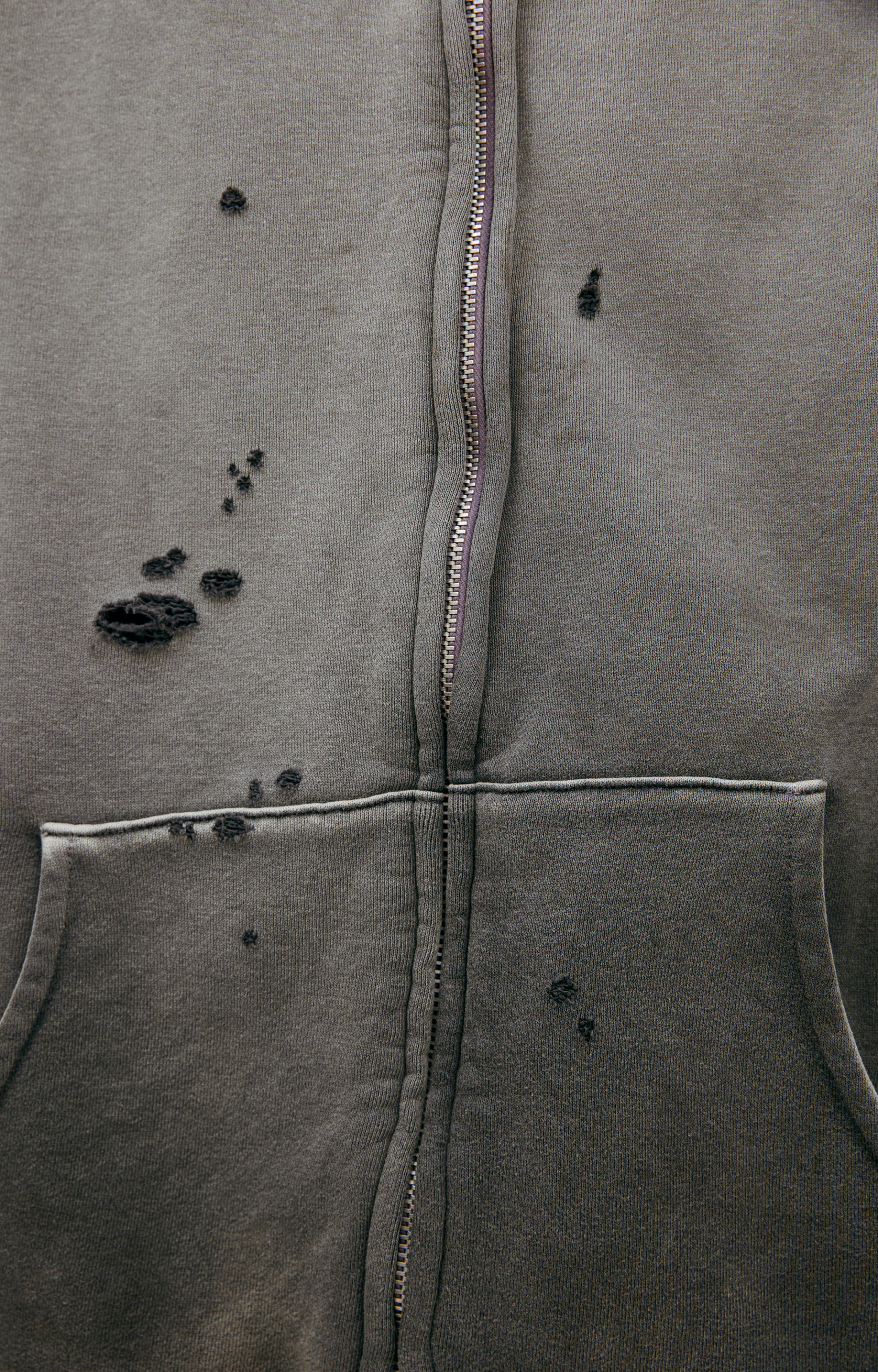 Saint Mxxxxxx Hoodie with ripped effect