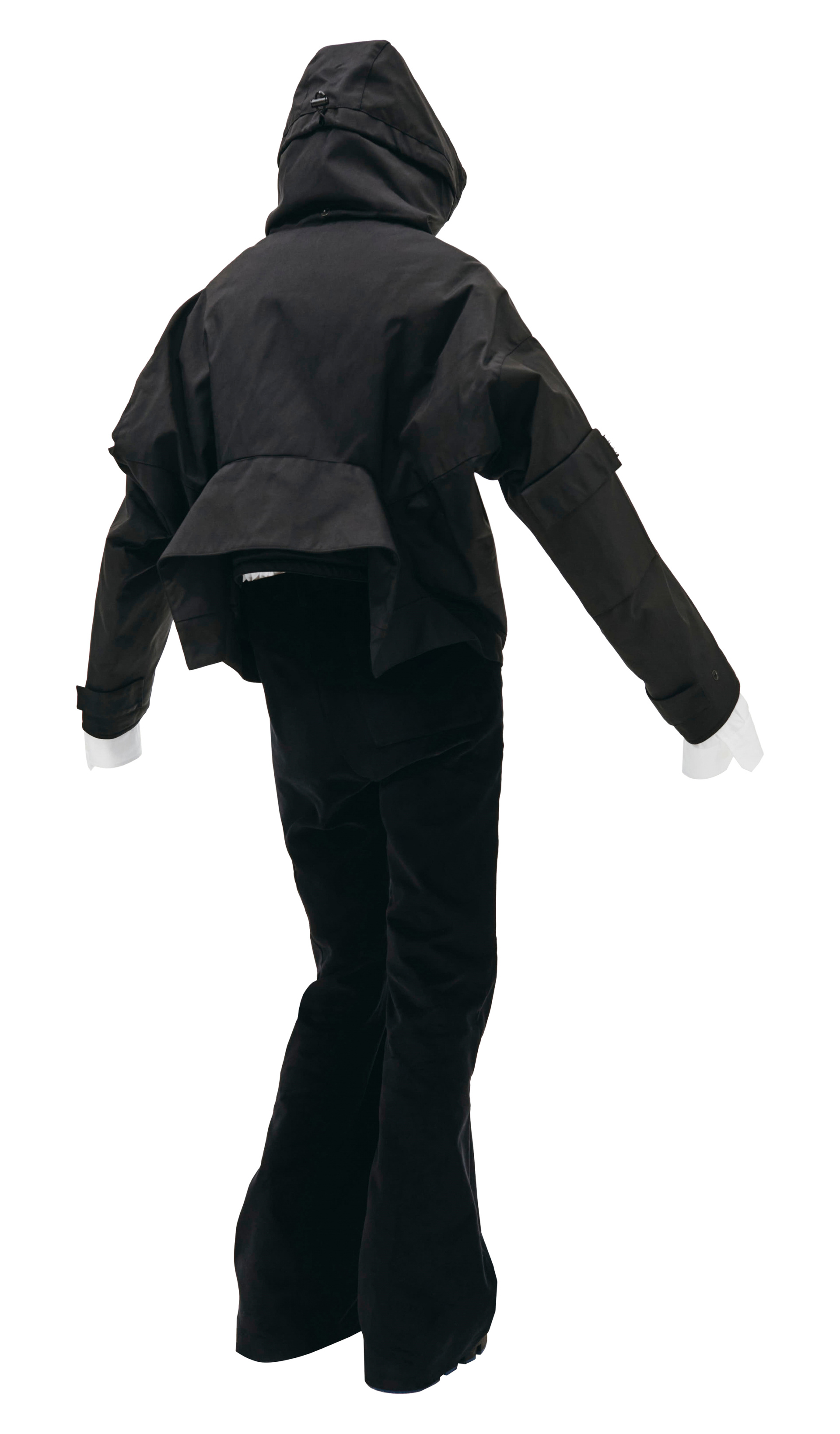 Balenciaga Black Upside Down Jacket