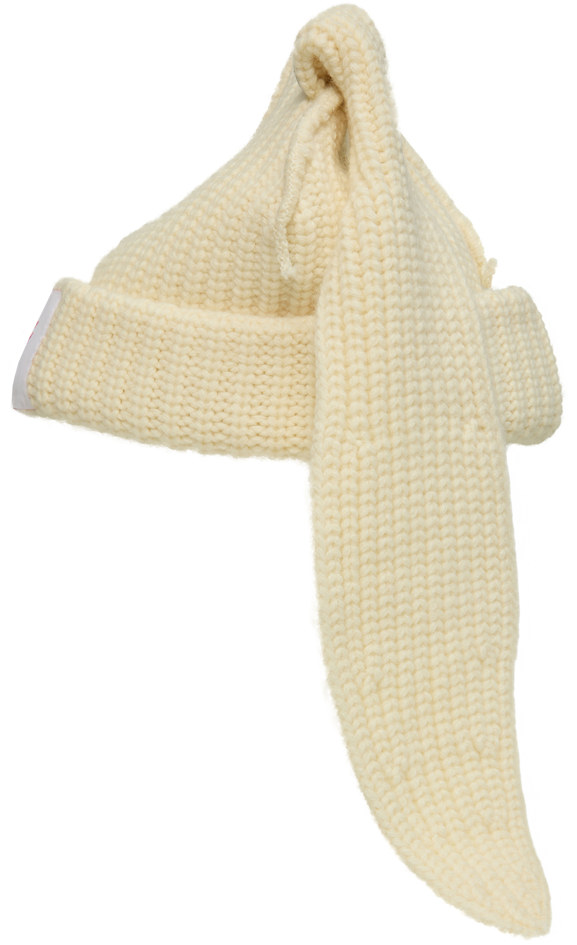 CHARLES JEFFREY LOVERBOY Knitted beanie with a patch