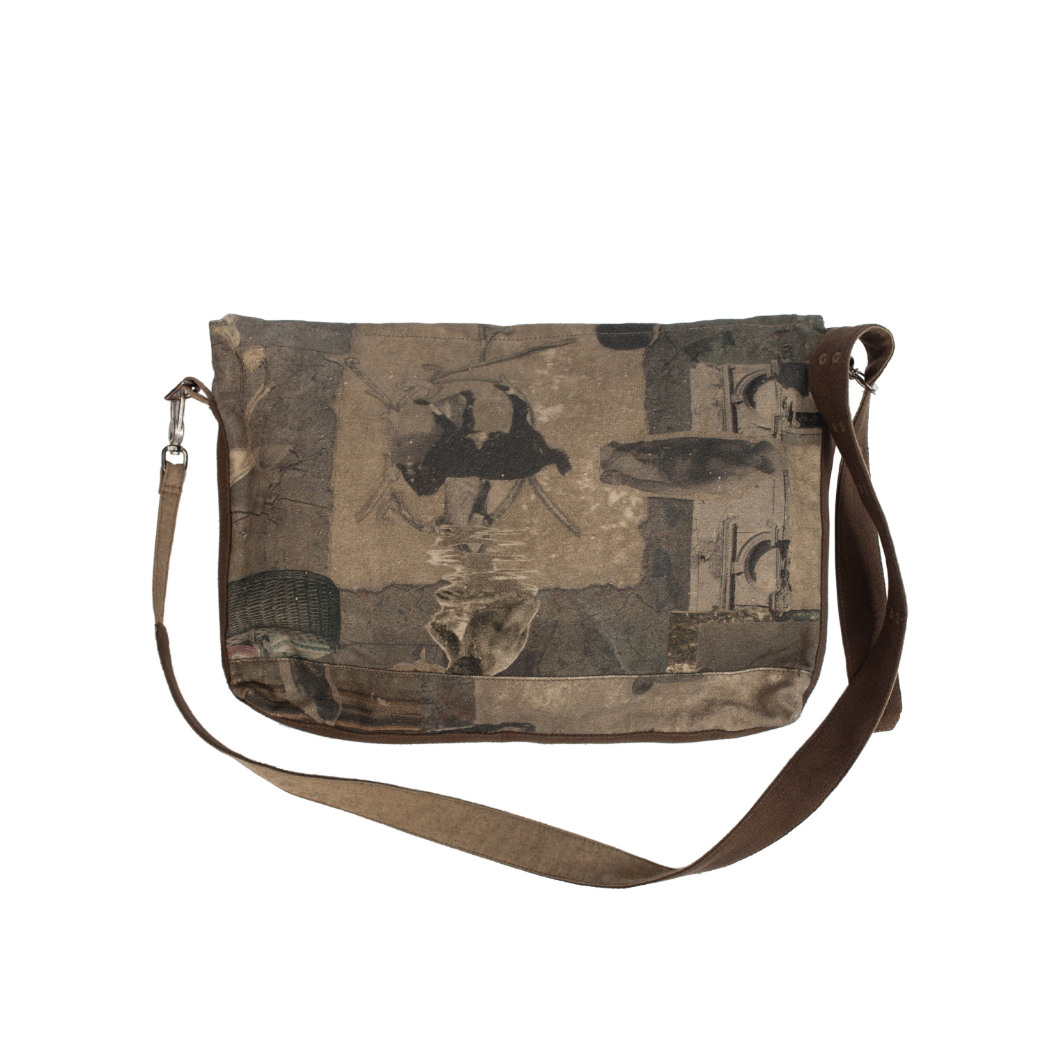 Ziggy Chen Messenger Printed Bag