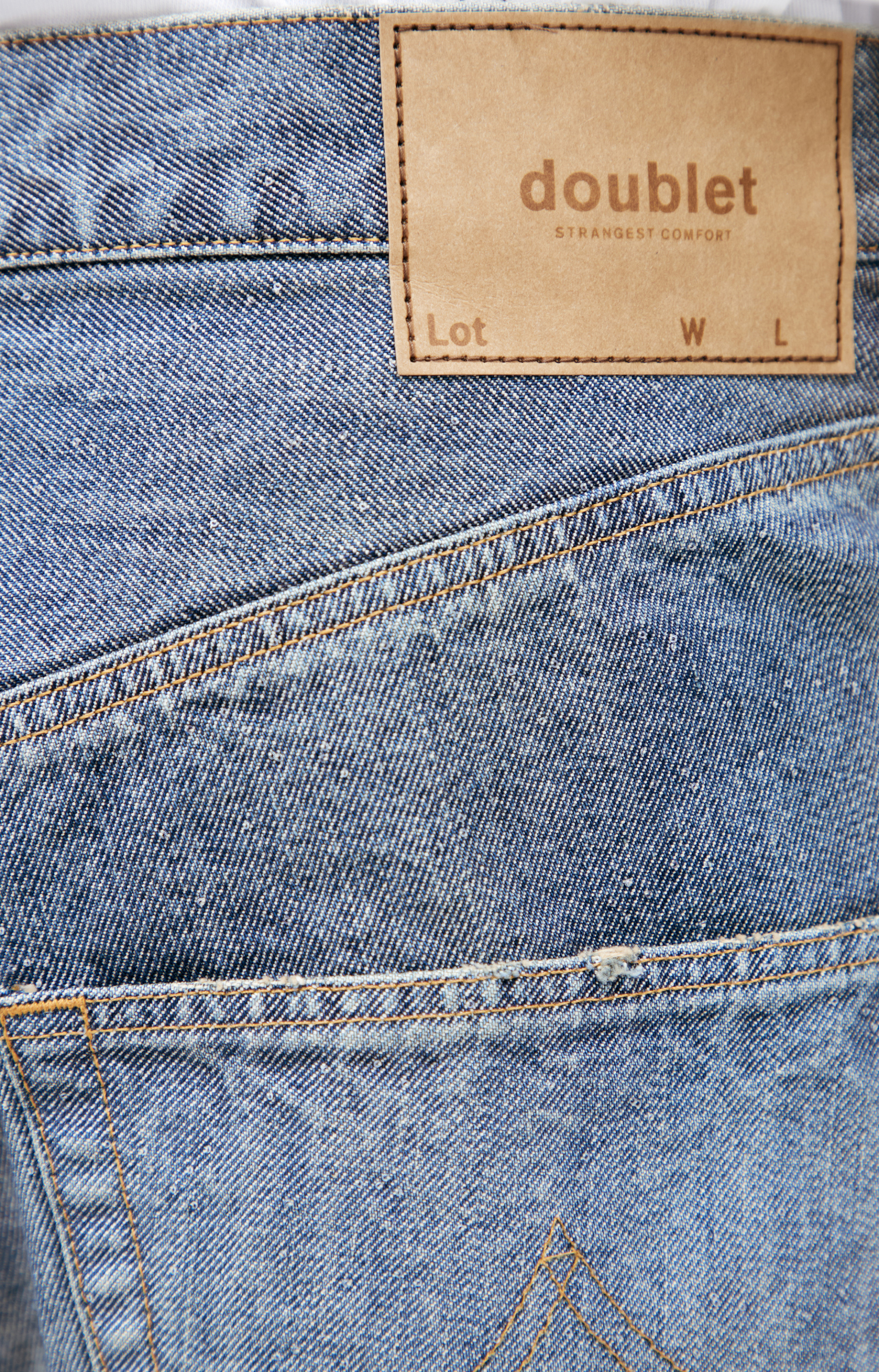 Doublet Wide cotton jeans