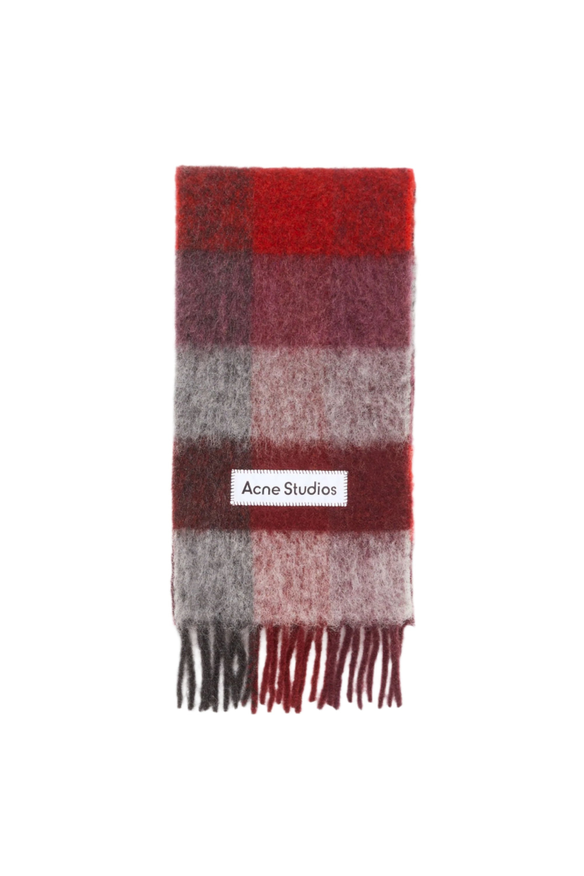 Acne Studios Mohair Checked Scarf