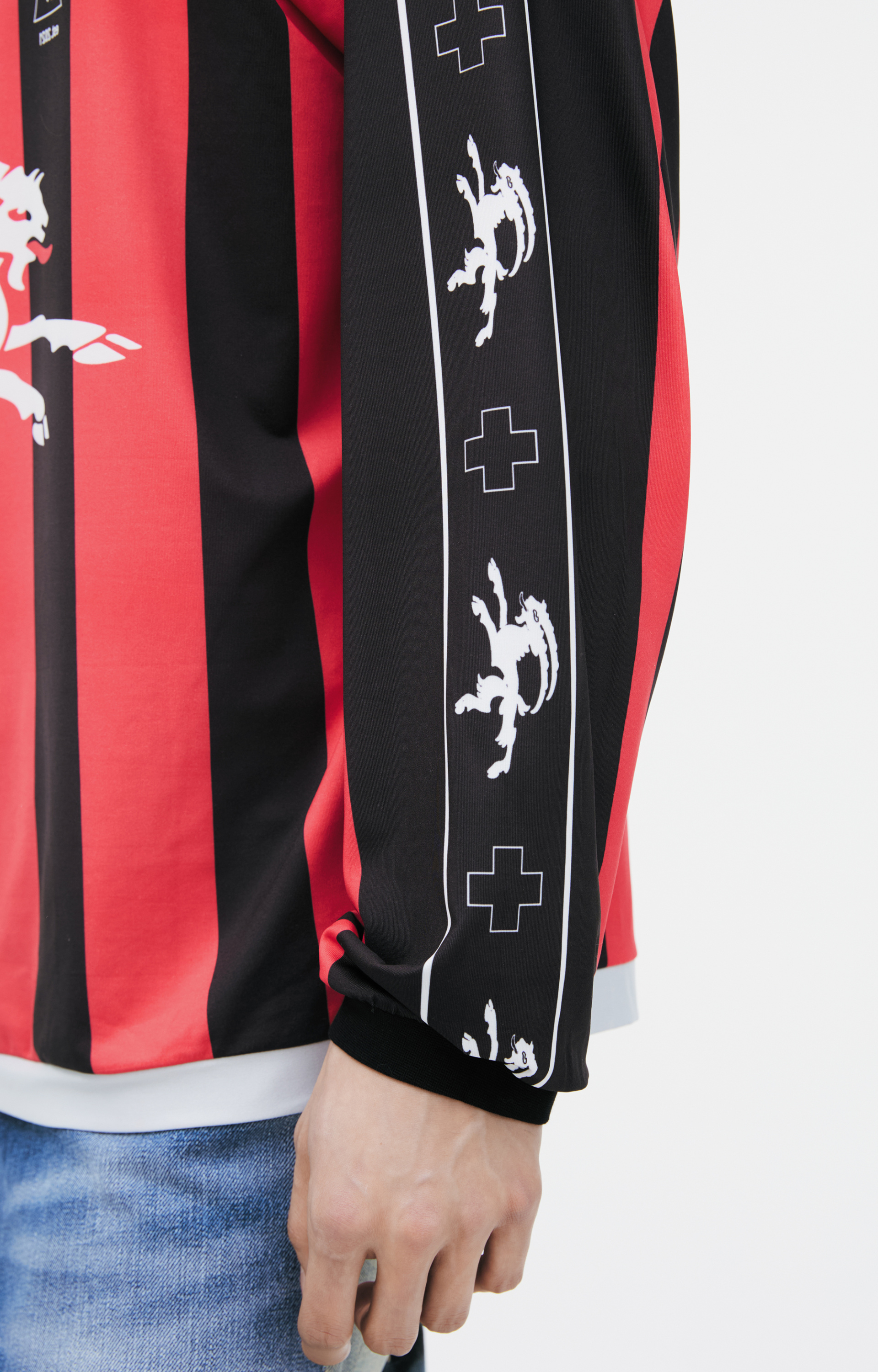 PROTOTYPES Striped Printed Longsleeve