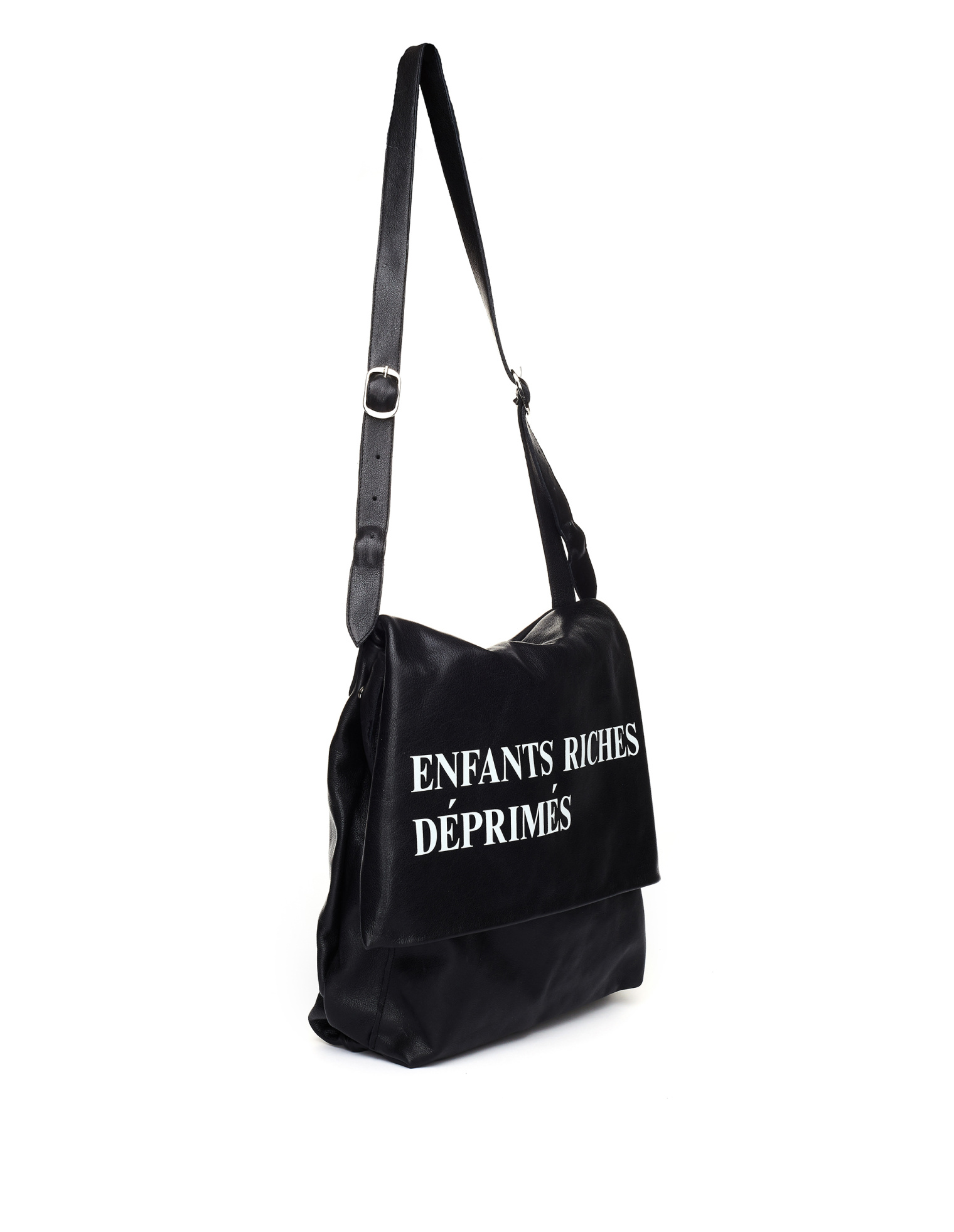 Enfants Riches Déprimés Black E.R.D. Logo Leather Satchel