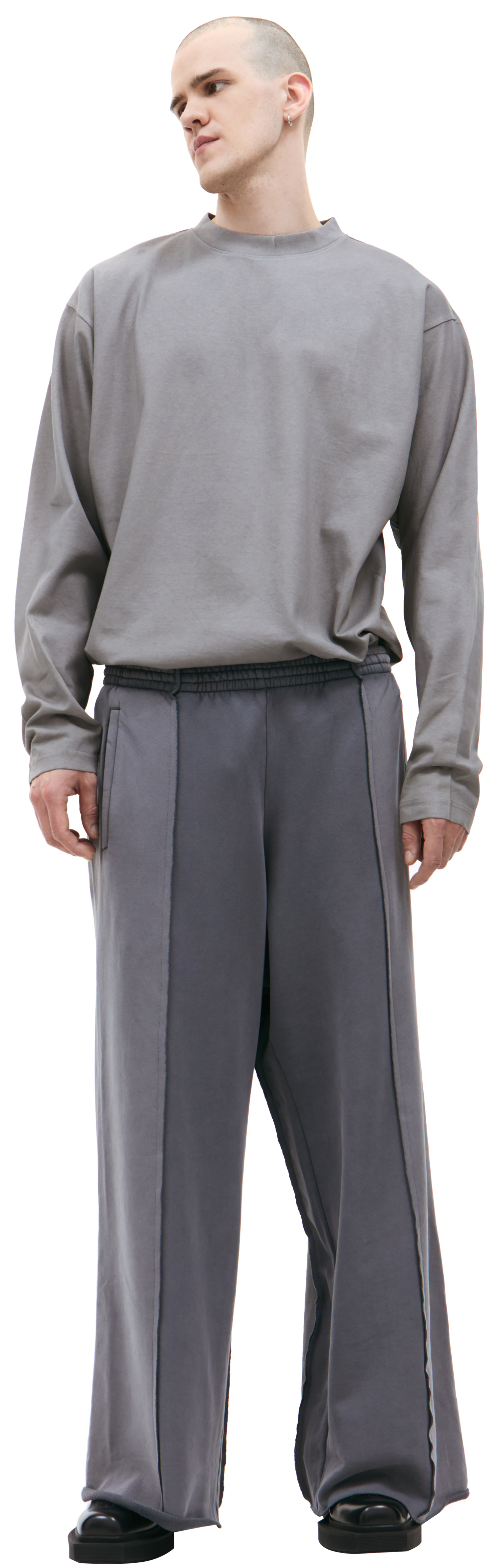 PROTOTYPES Wide leg cotton sweatpants