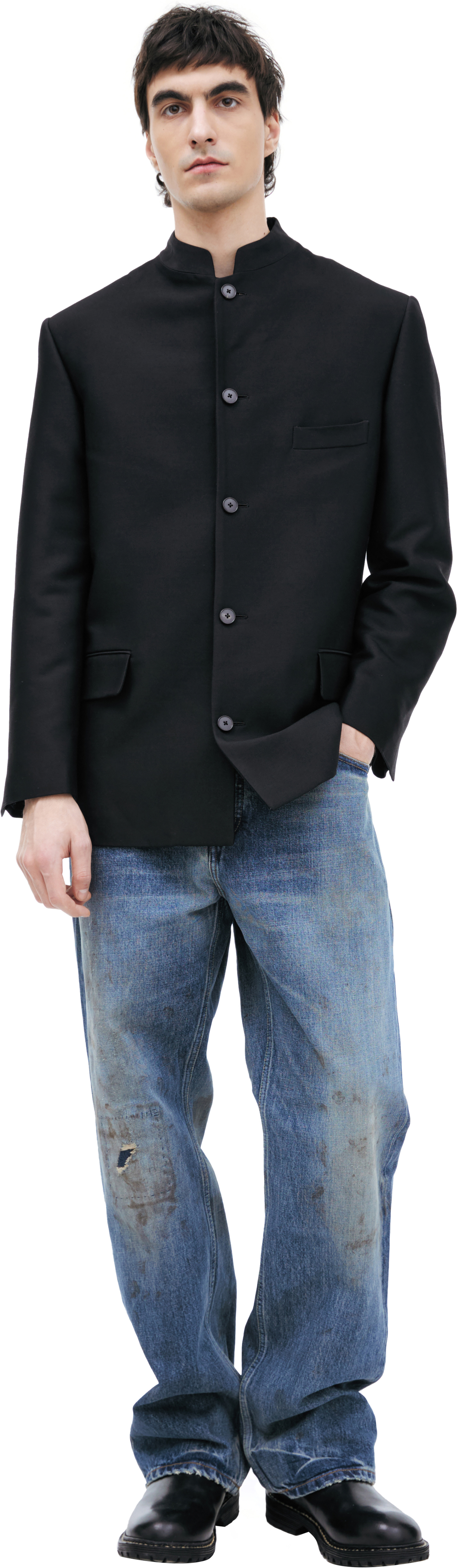 Enfants Riches Déprimés Jacket with a stand-up collar