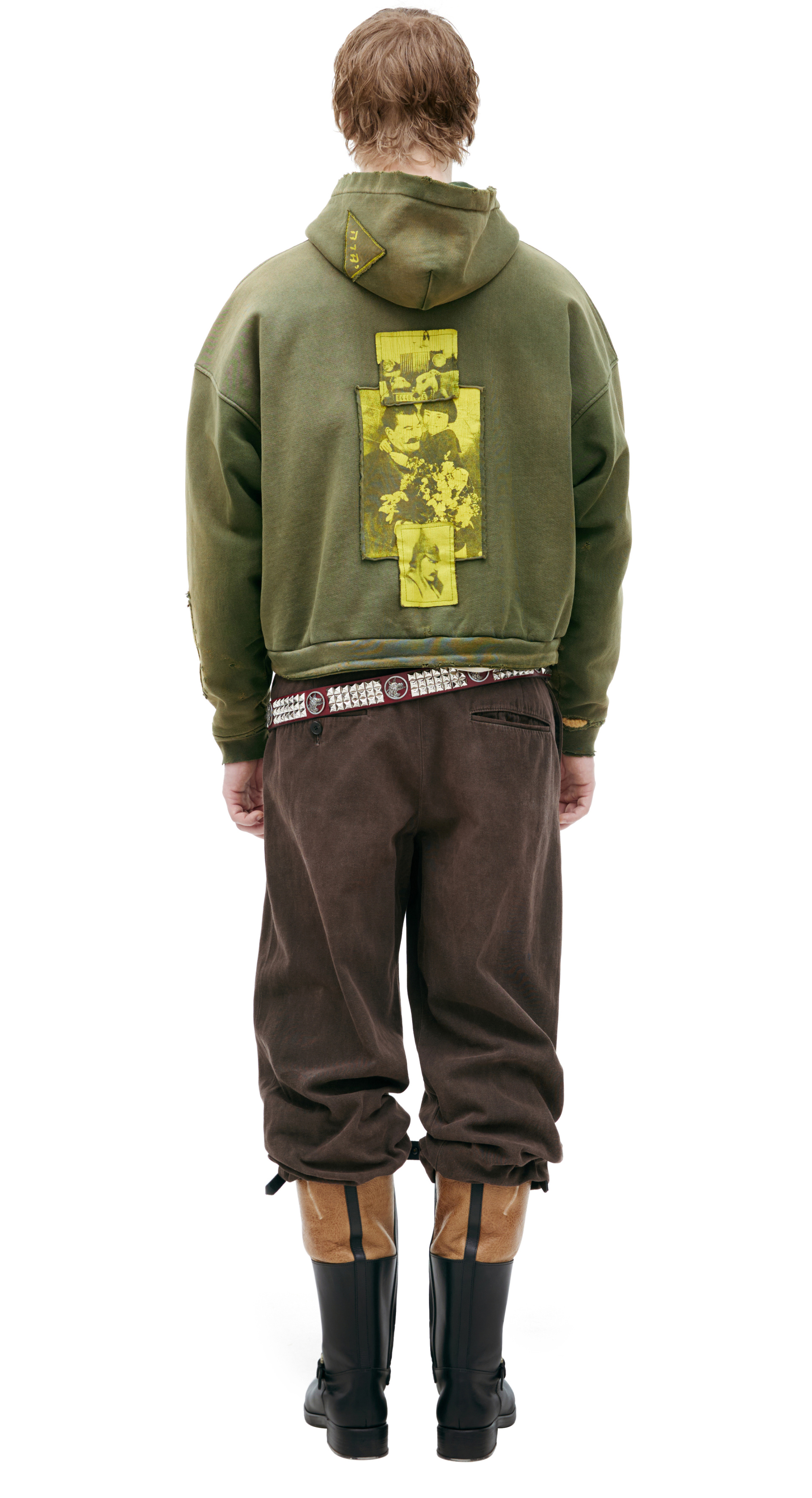 Enfants Riches Déprimés Khaki zippered hoodie