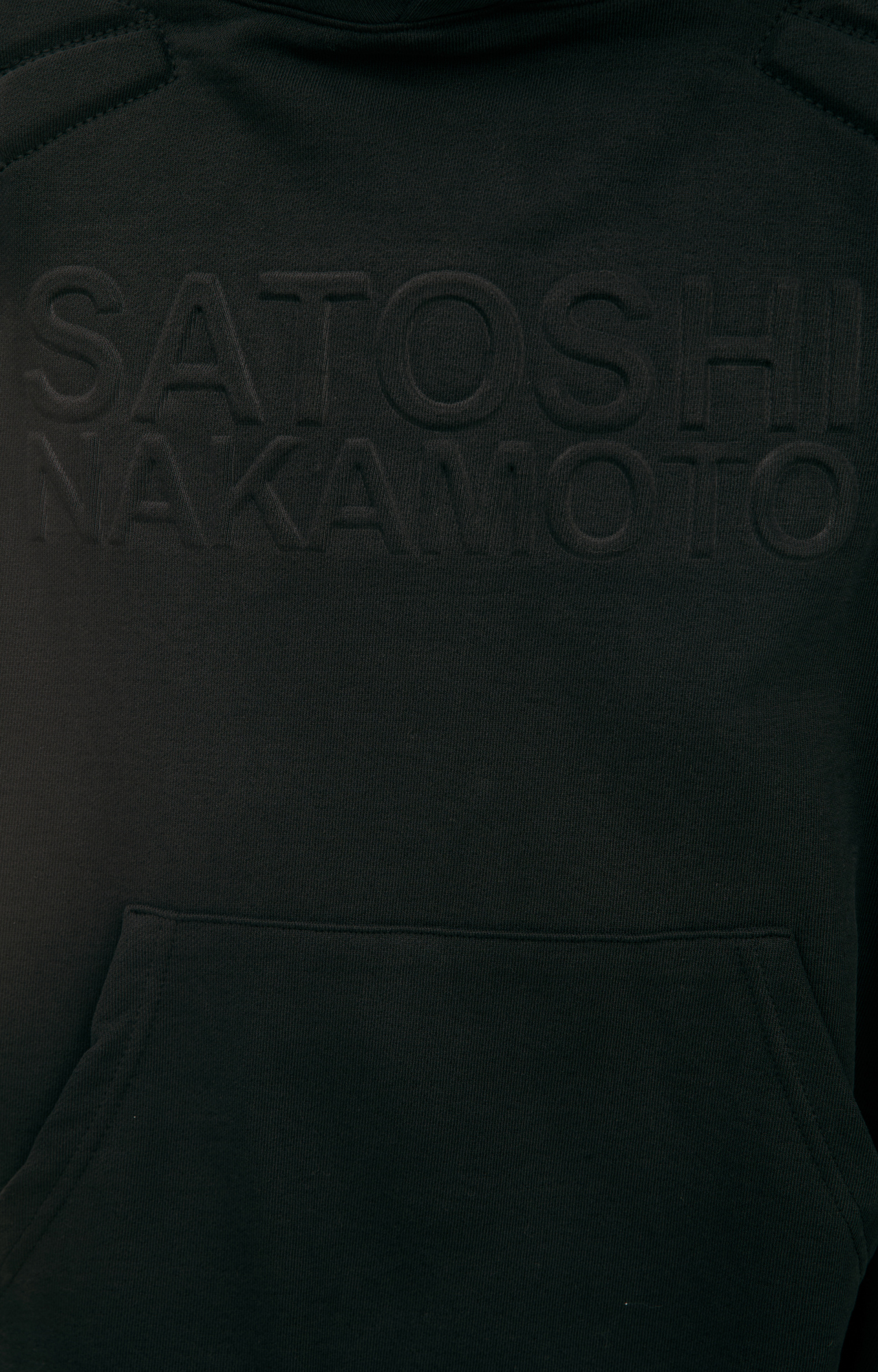 Satoshi Nakamoto Black moto hoodie