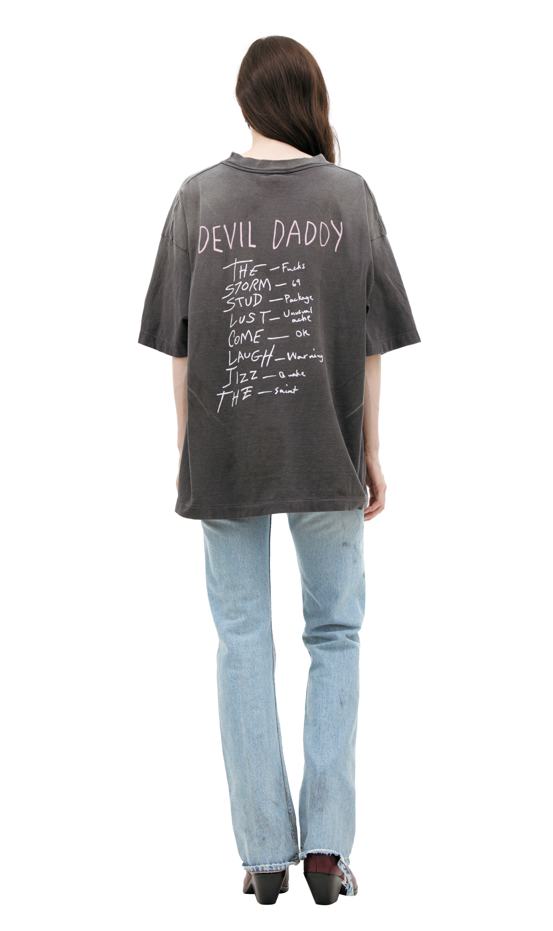 Saint Mxxxxxx Grey T-shirt with print