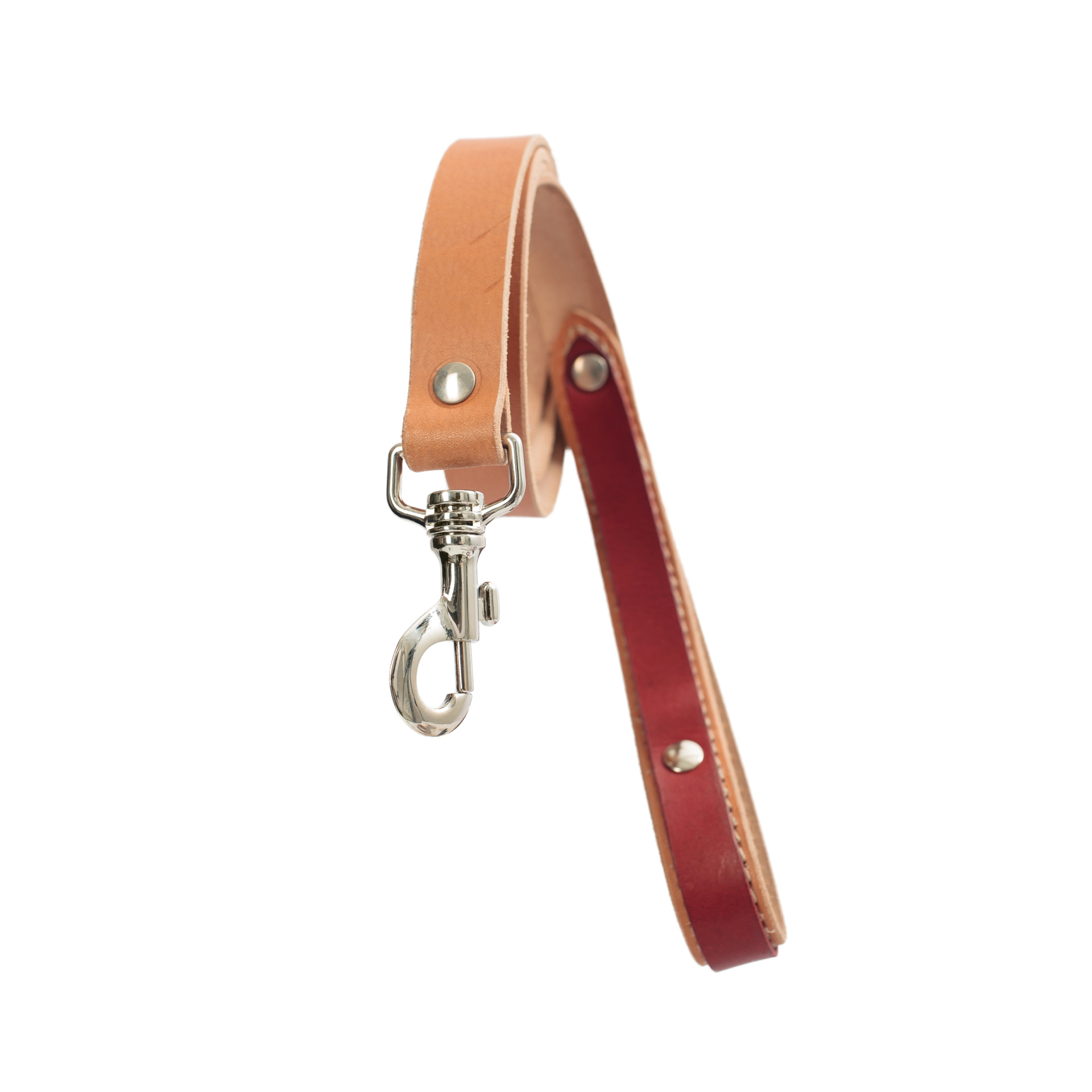 Guidi Beige Leather Dog Leash