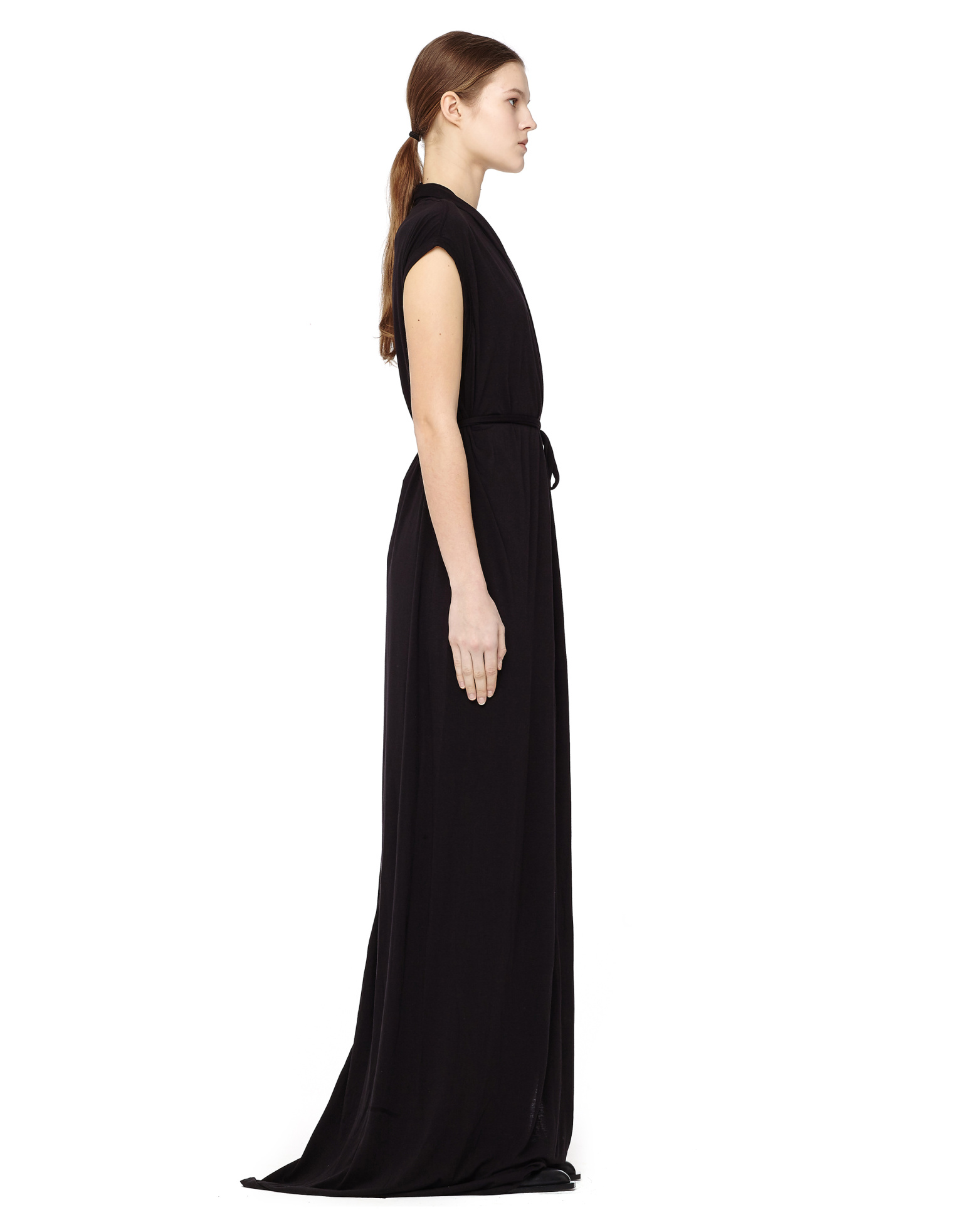 Rick Owens Lilies Платье в пол с запахом