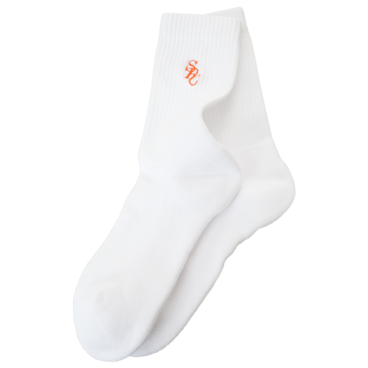 SPORTY & RICH Logo embroidered socks