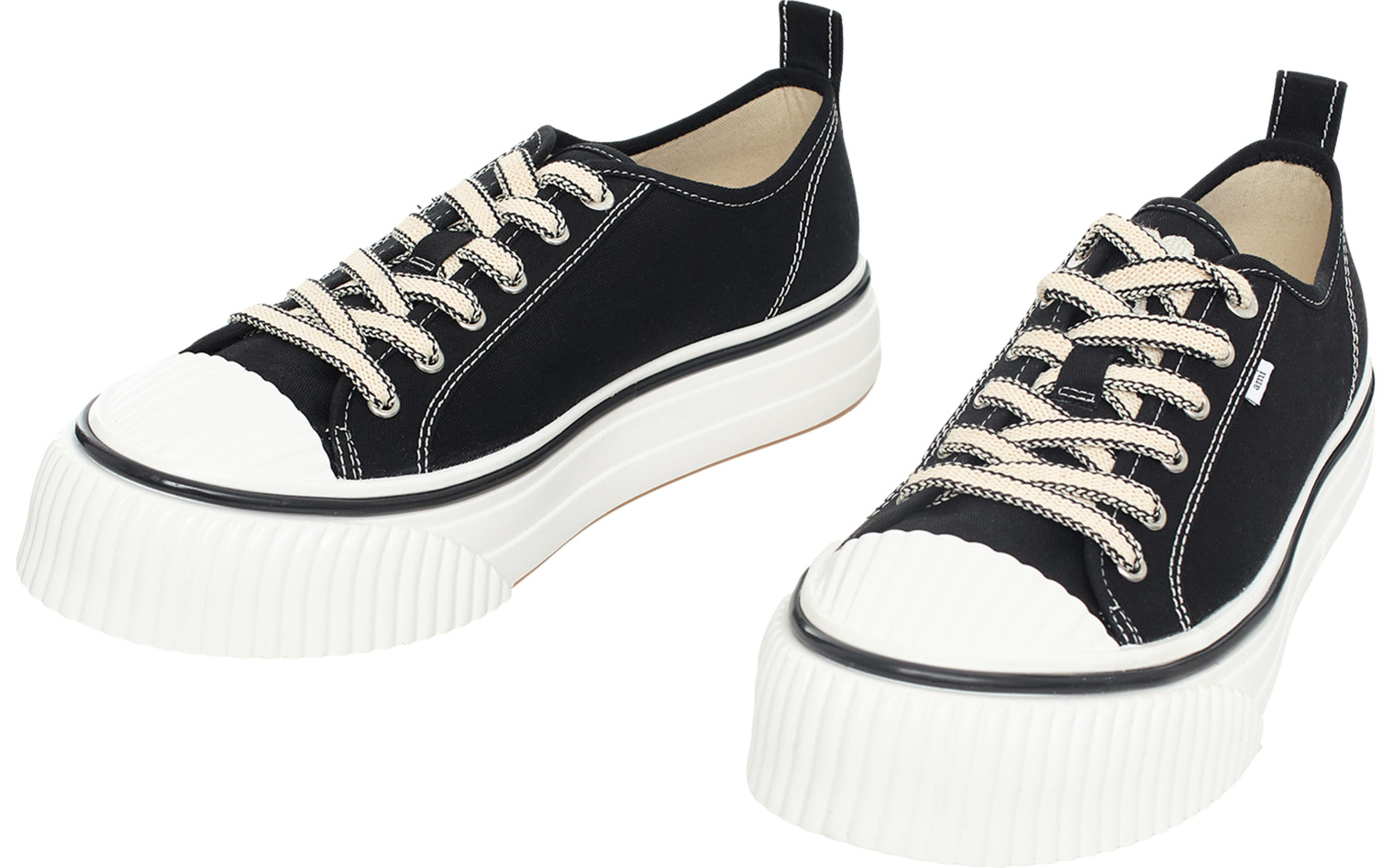 AMI PARIS Textile platform sneakers