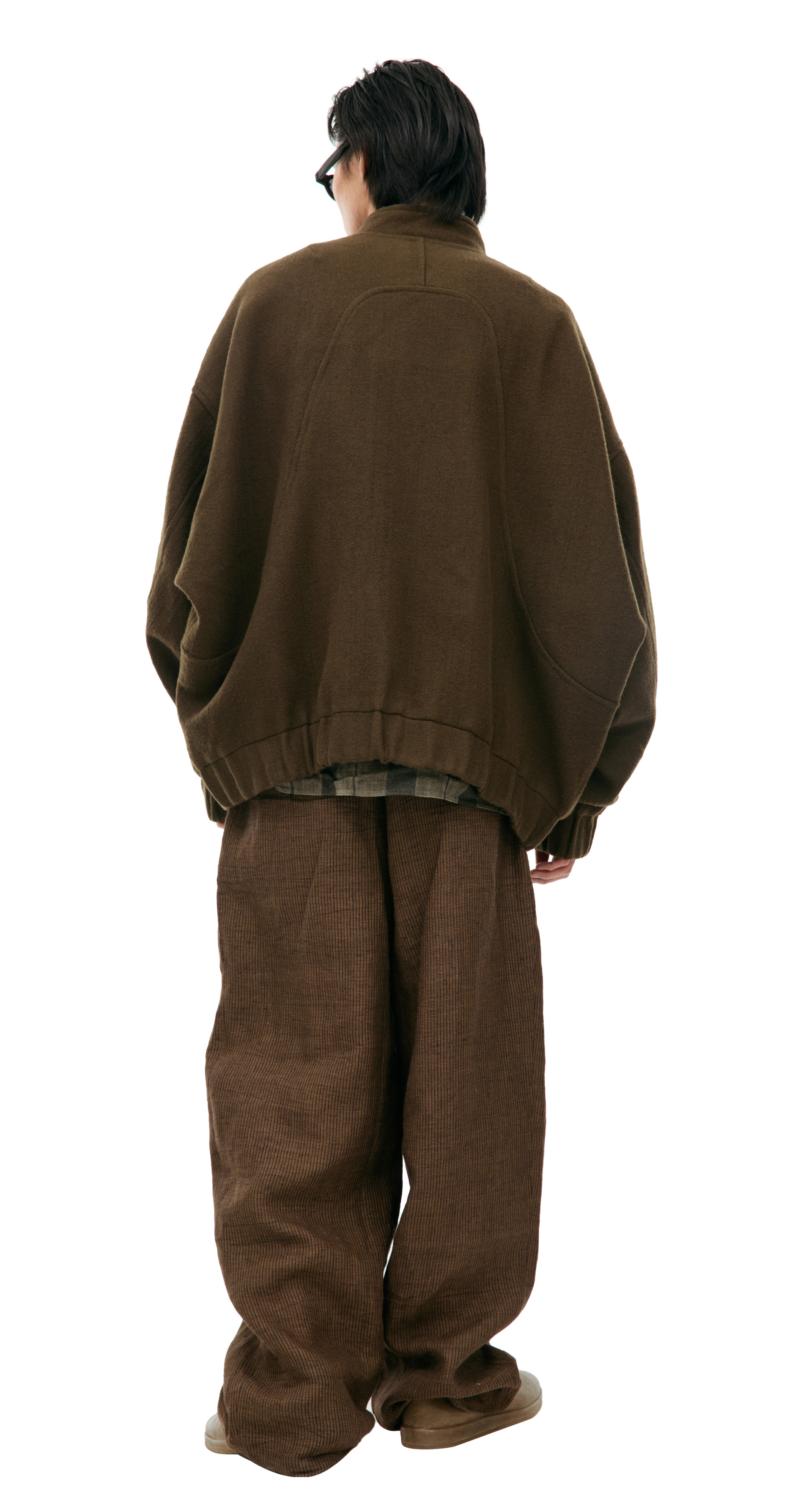 Ziggy Chen Wool bomber