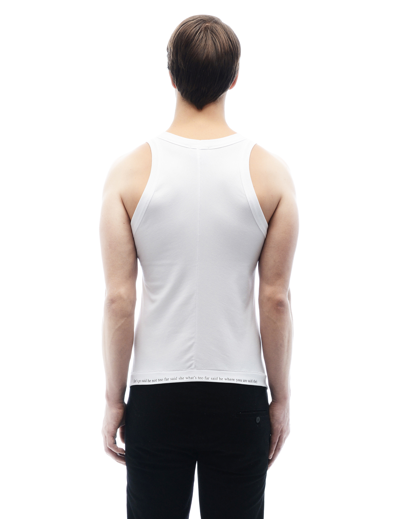 Ann Demeulemeester Cotton and polyamide t-shirt