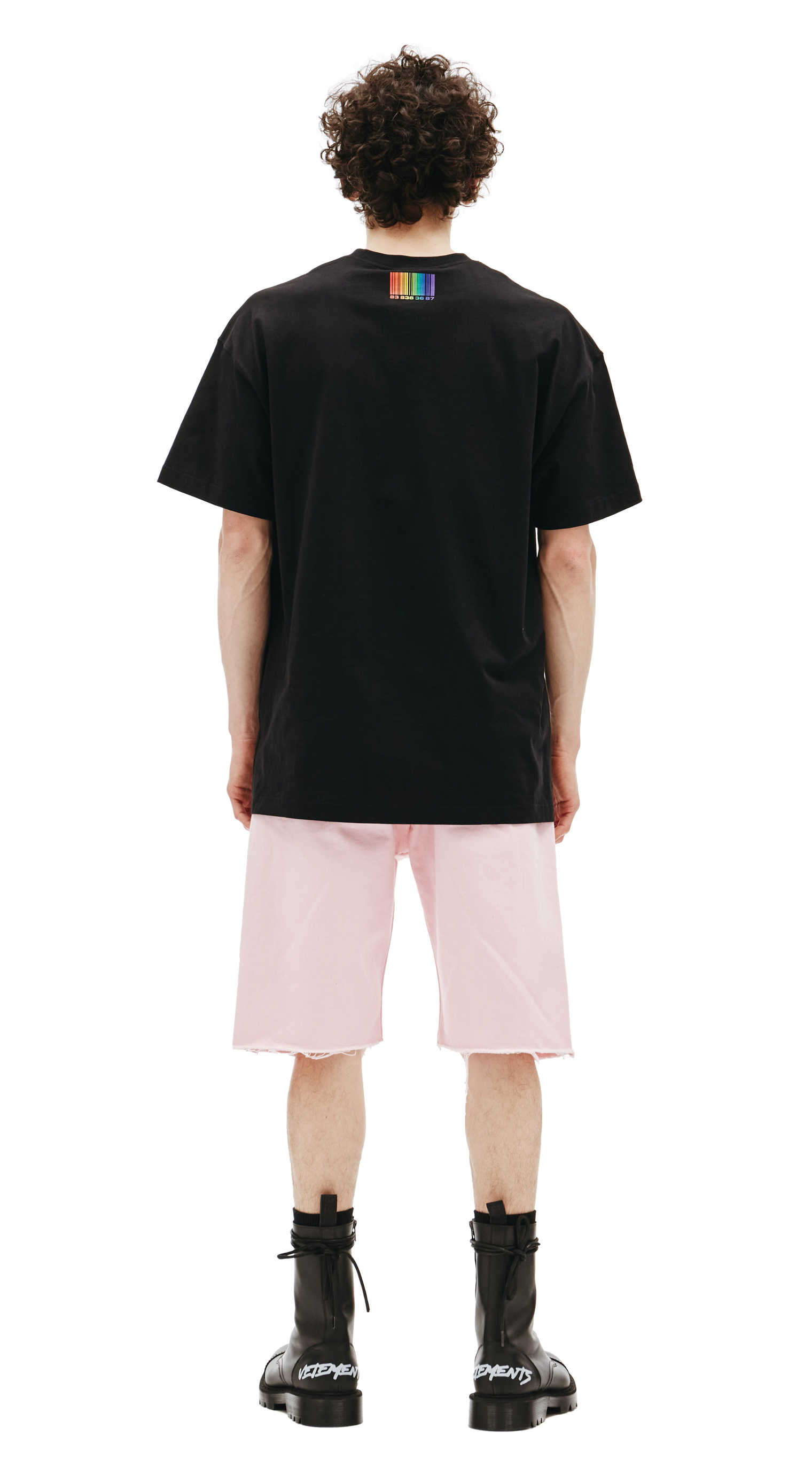 VTMNTS Rainbow barcode t-shirt