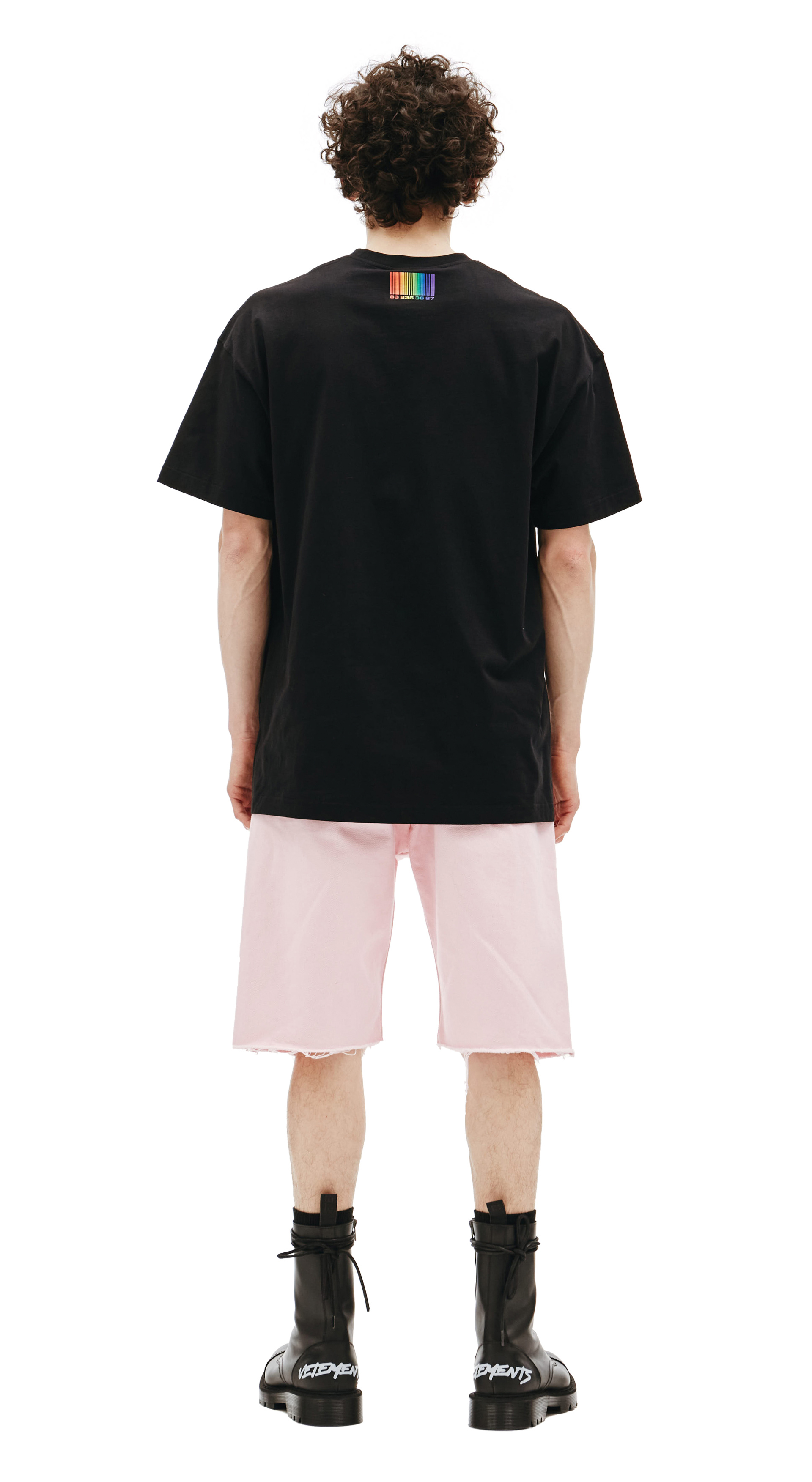 VTMNTS Rainbow barcode t-shirt