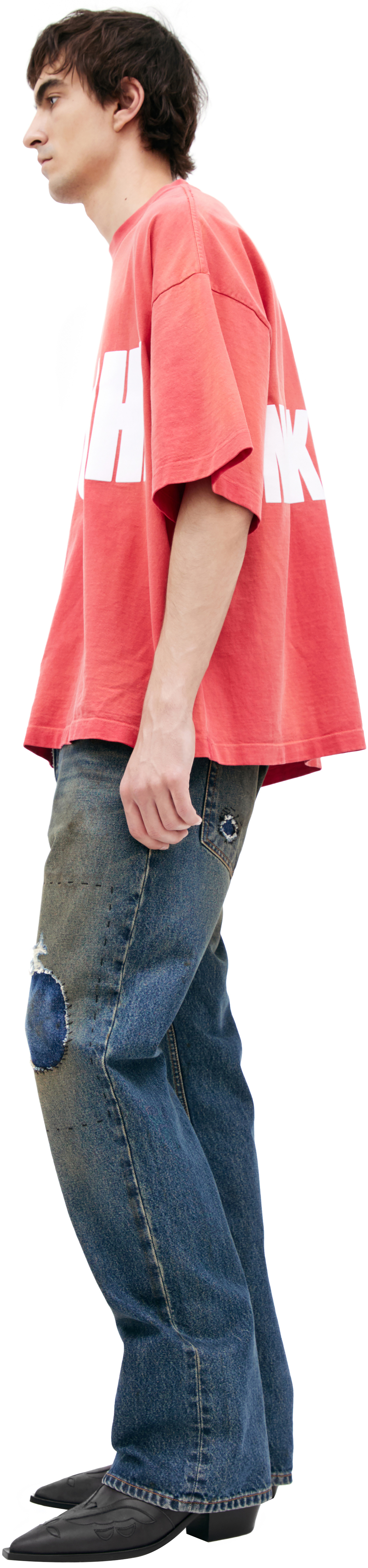 Satoshi Nakamoto Red T-shirt with logo