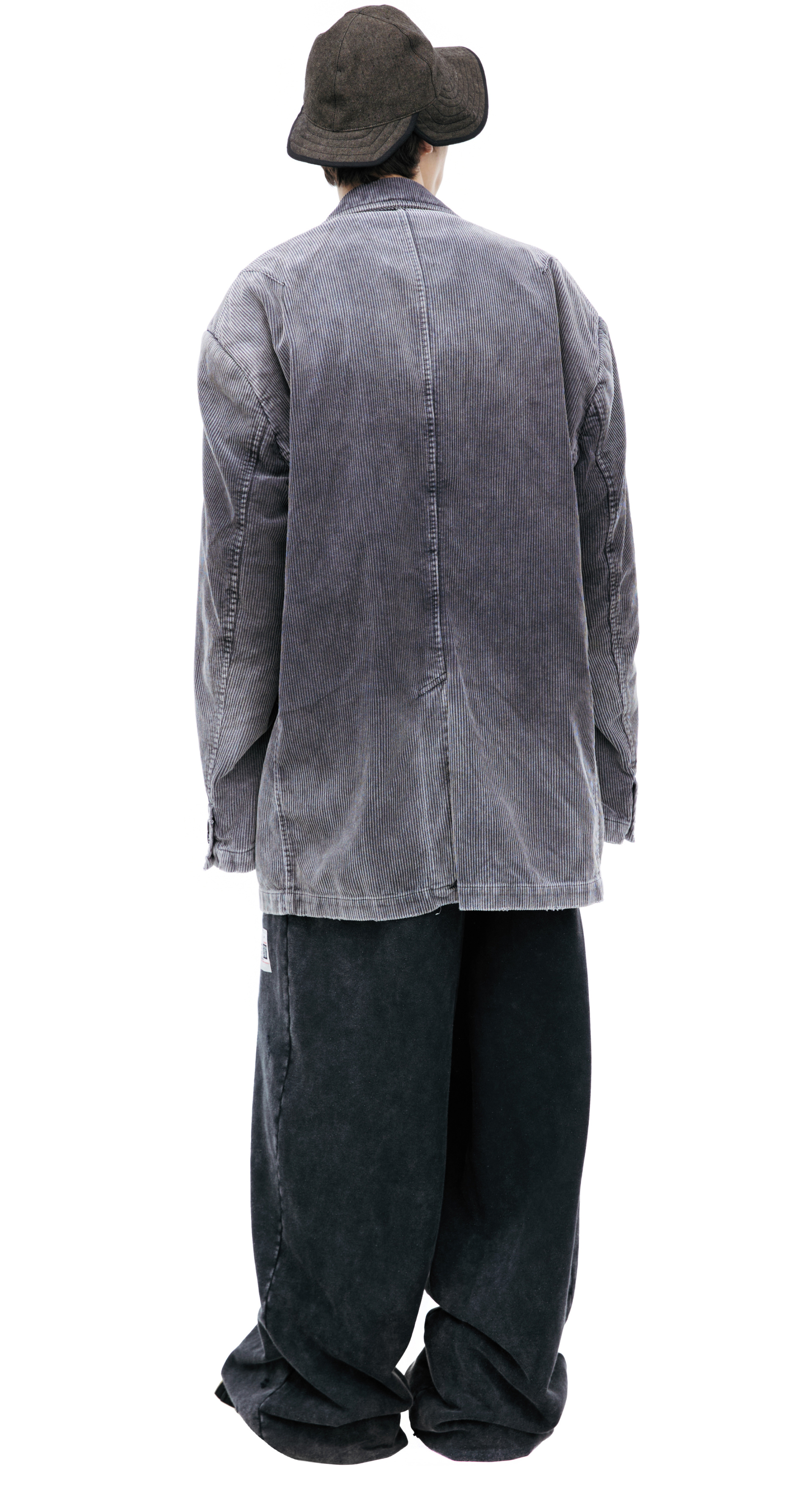 Maison Mihara Yasuhiro Single-breasted corduroy jacket