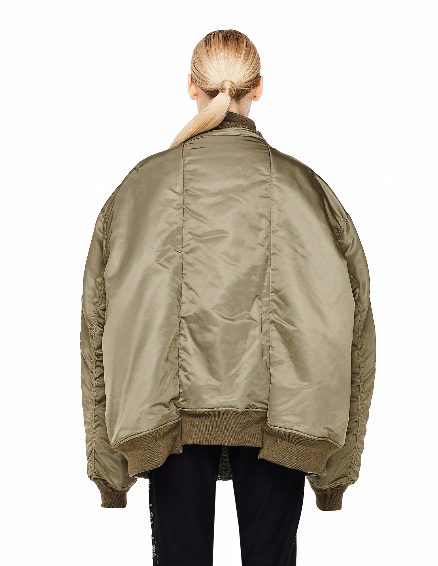 VETEMENTS Alpha Industries Khaki Bomber Jacket