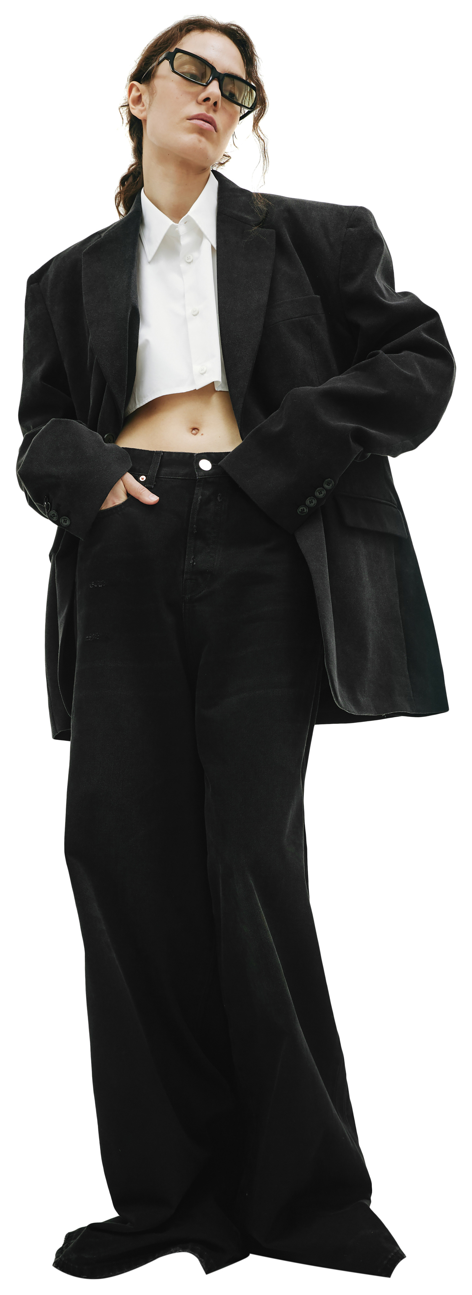 VETEMENTS Washed oversized blazer