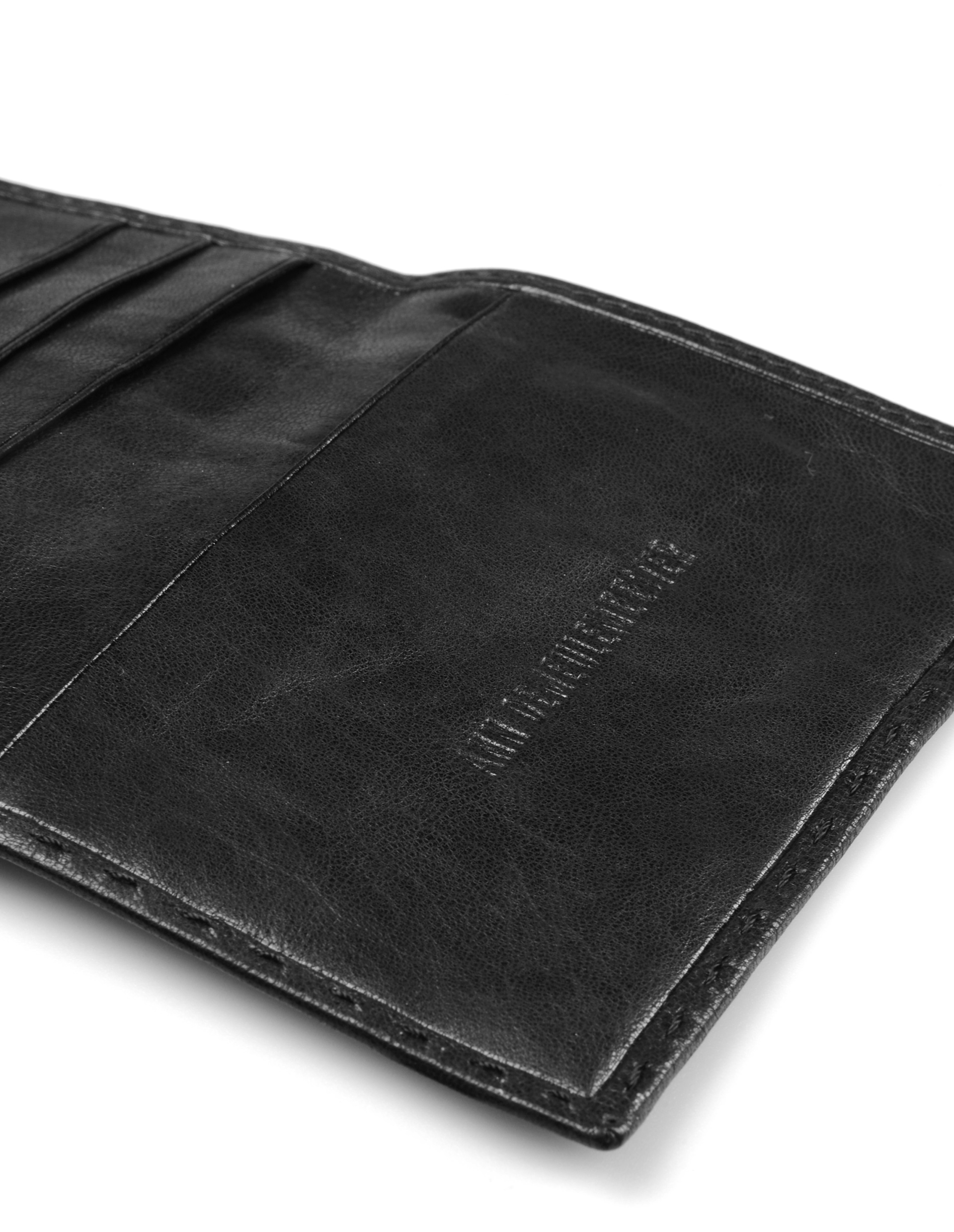 Ann Demeulemeester Leather card holder