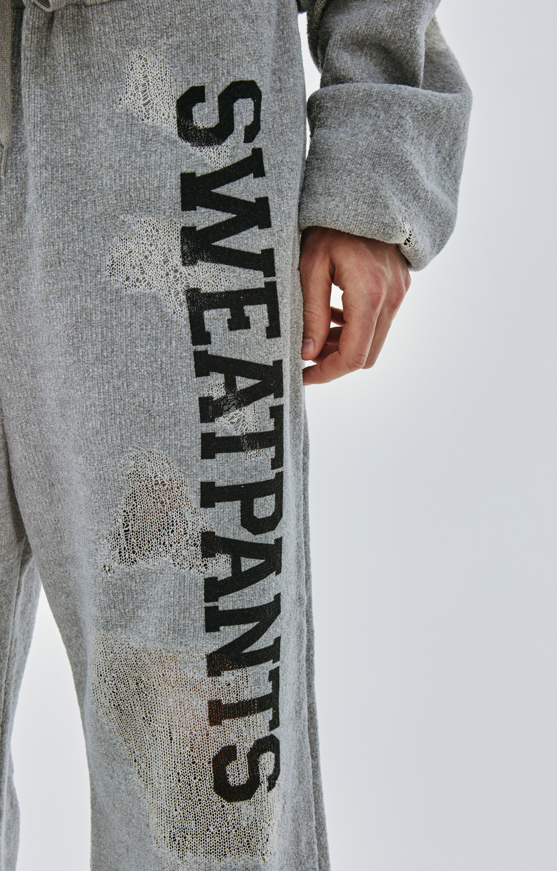 Doublet Ripped off knit sweatpants