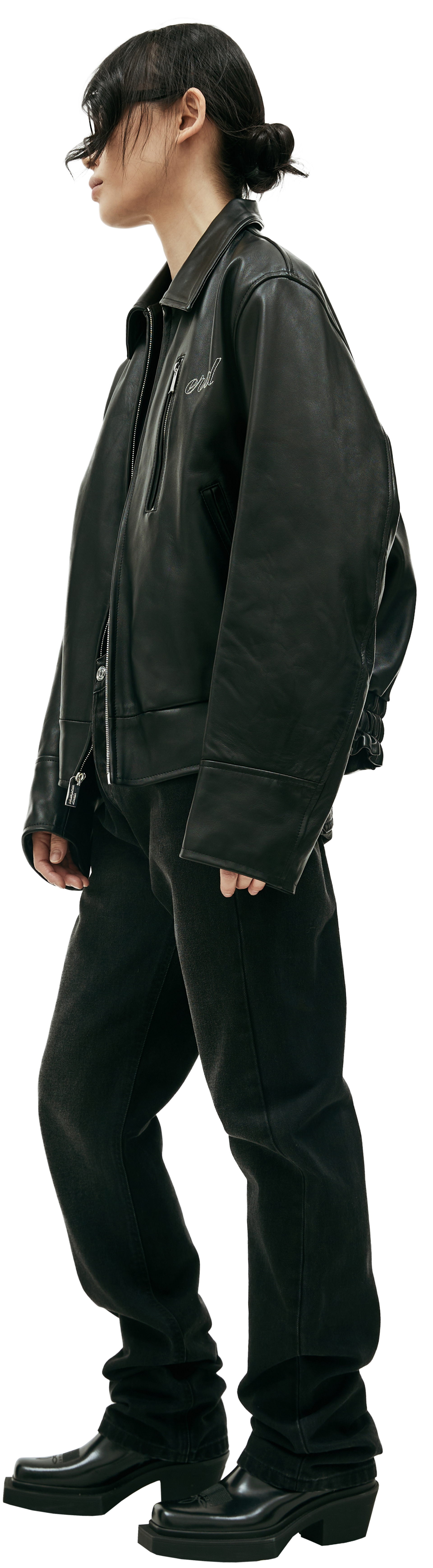 Enfants Riches Déprimés Embroidery zip jacket