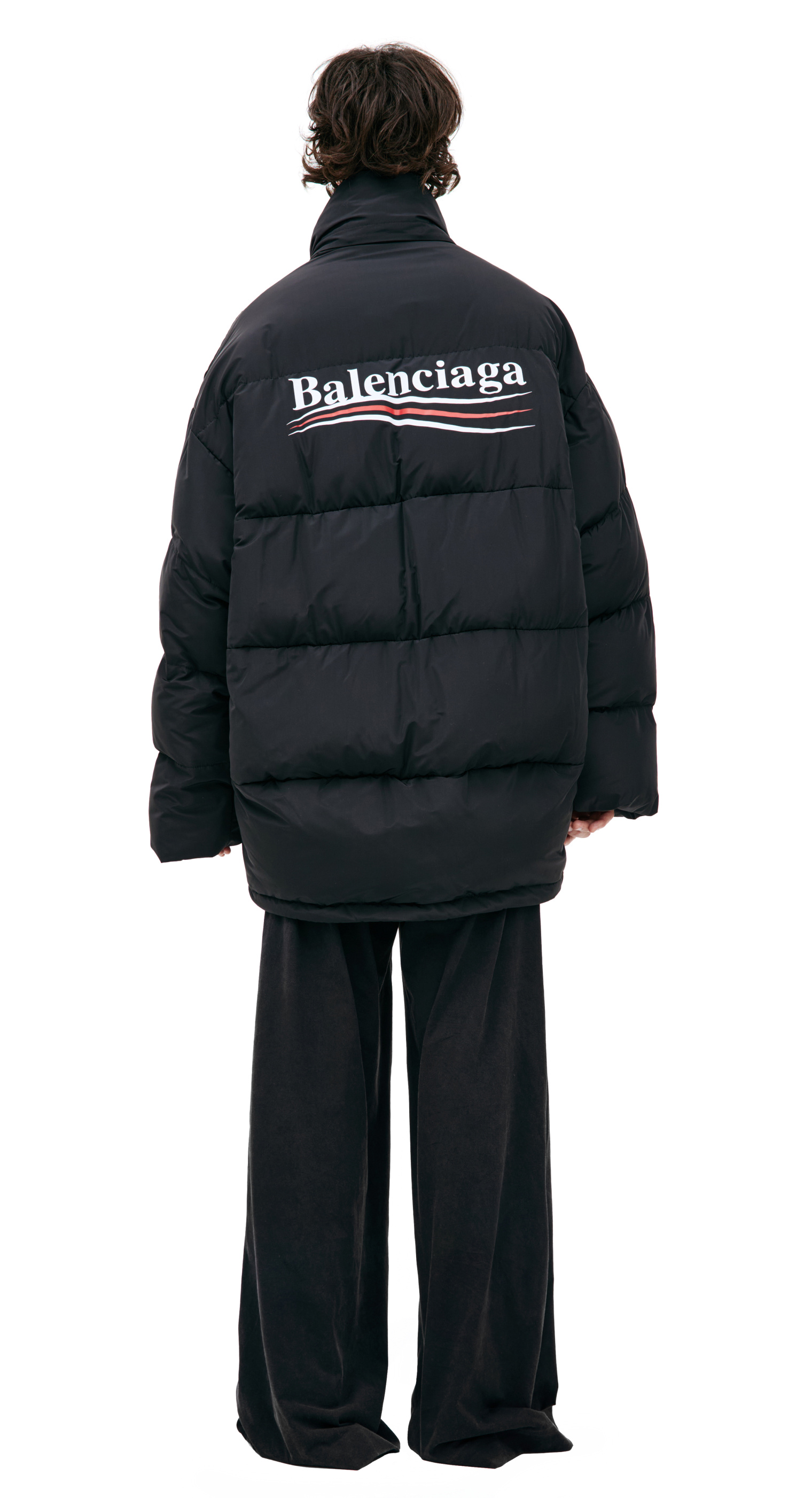 Balenciaga Oversize logo down jacket