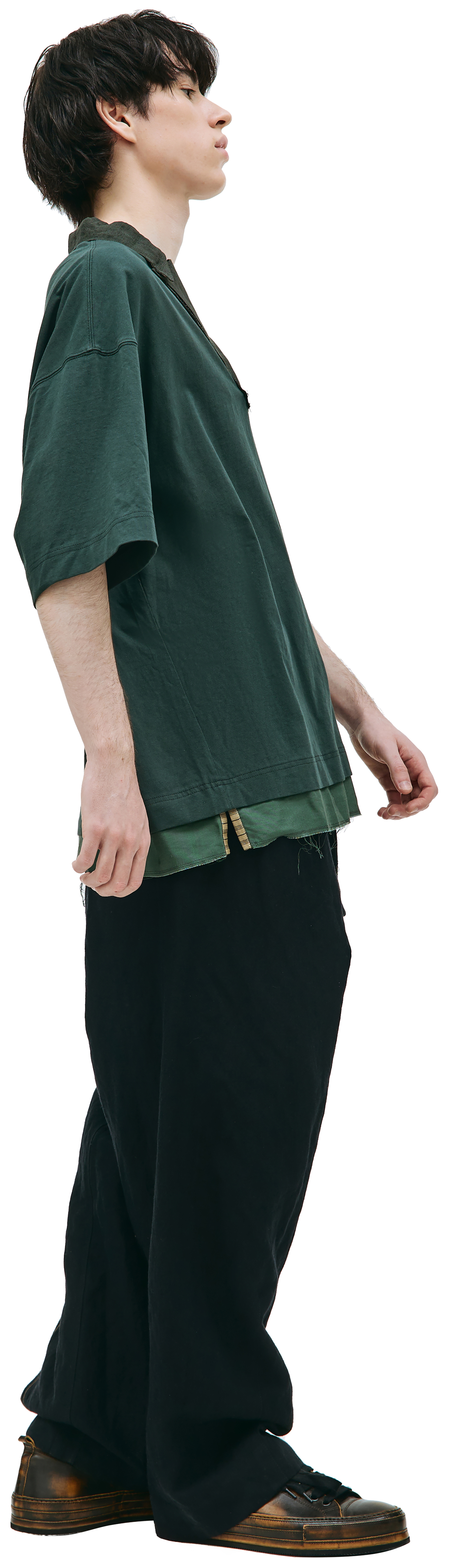 Ziggy Chen Cotton combinationed t-shirt