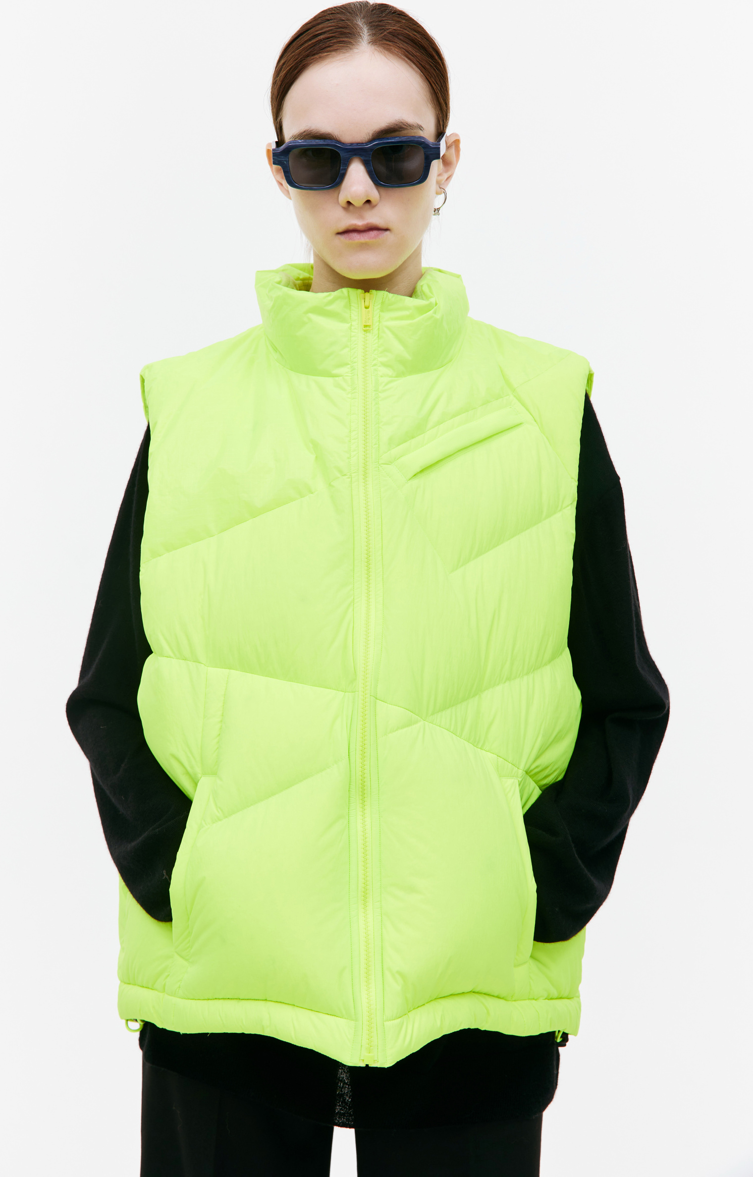 Undercover Quilted nylon vest