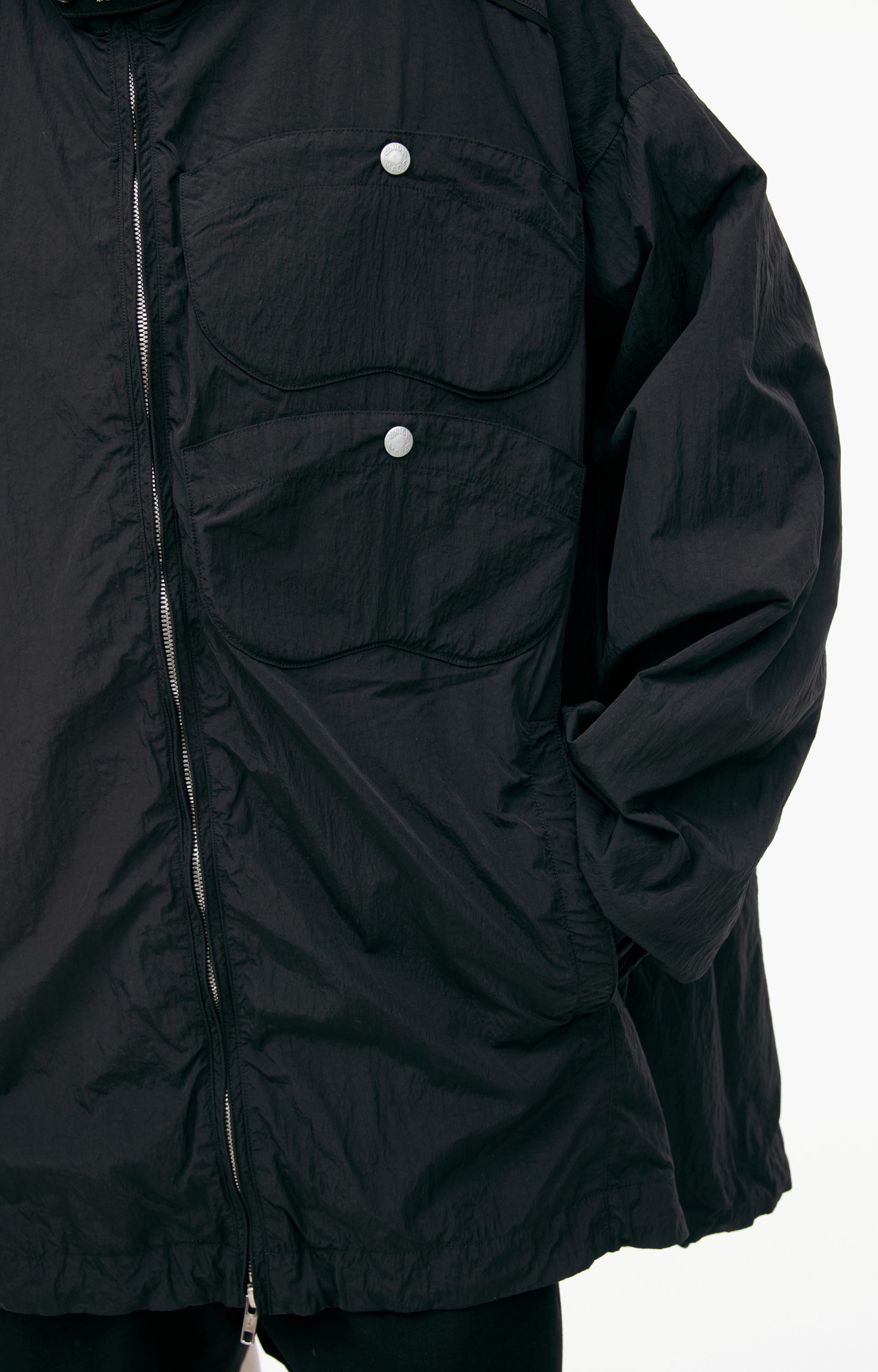 Doublet Black jacket with glasses