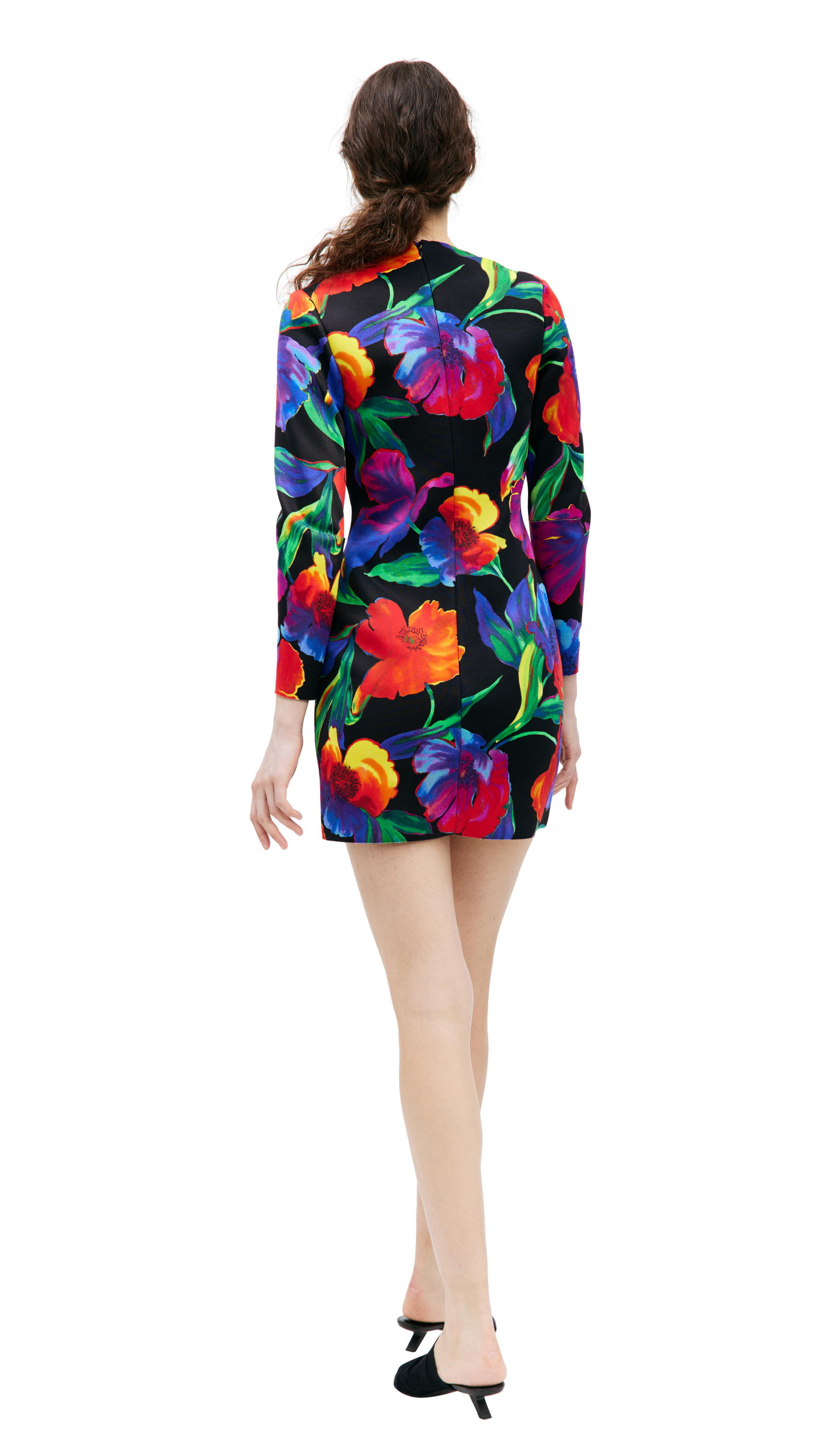 Balenciaga Flower Printed 3D Dress