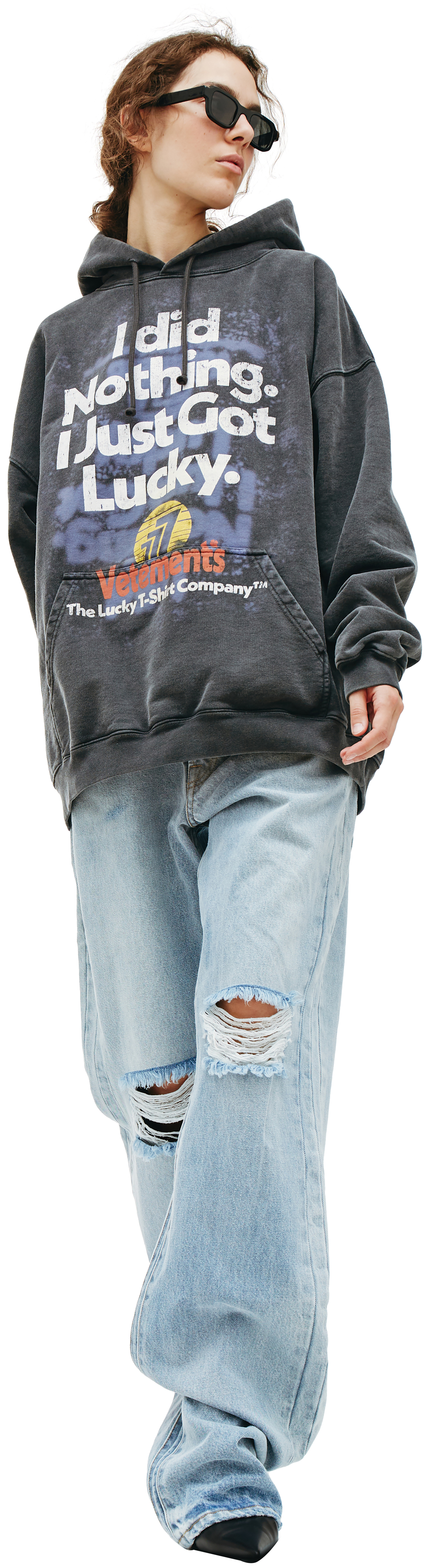 VETEMENTS Oversize printed hoodie