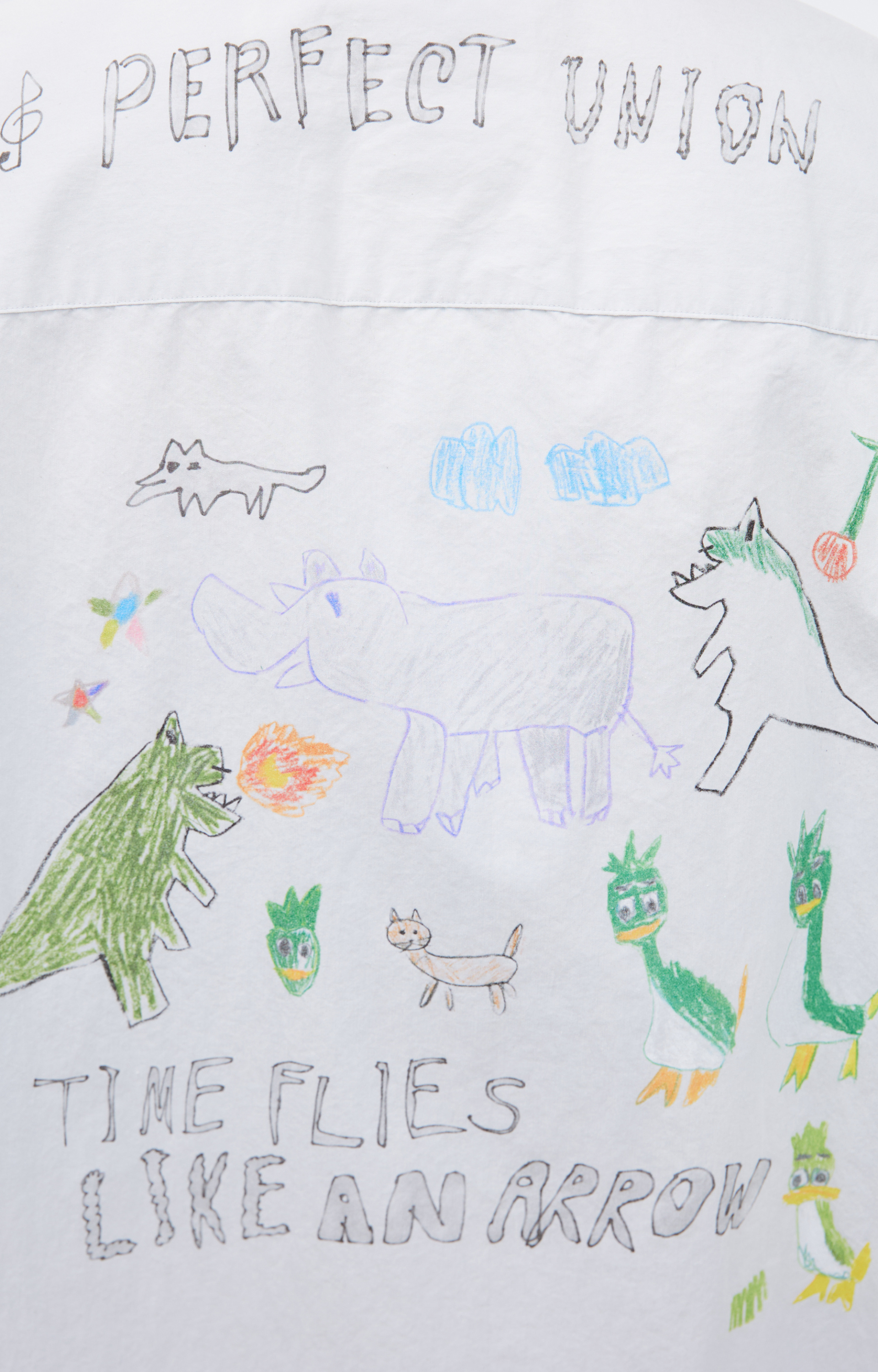 Maison Mihara Yasuhiro Monoprint shirt